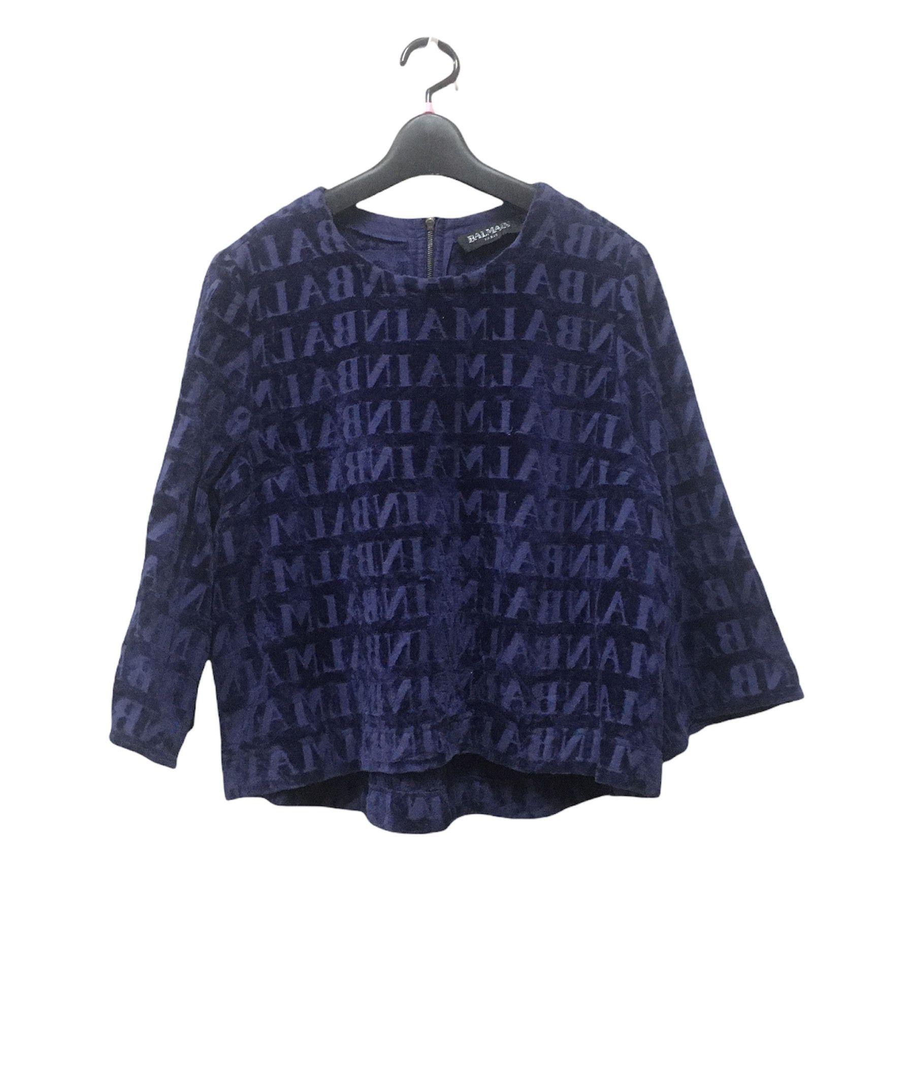 Vintage Balmain Over Print Very Cool Design