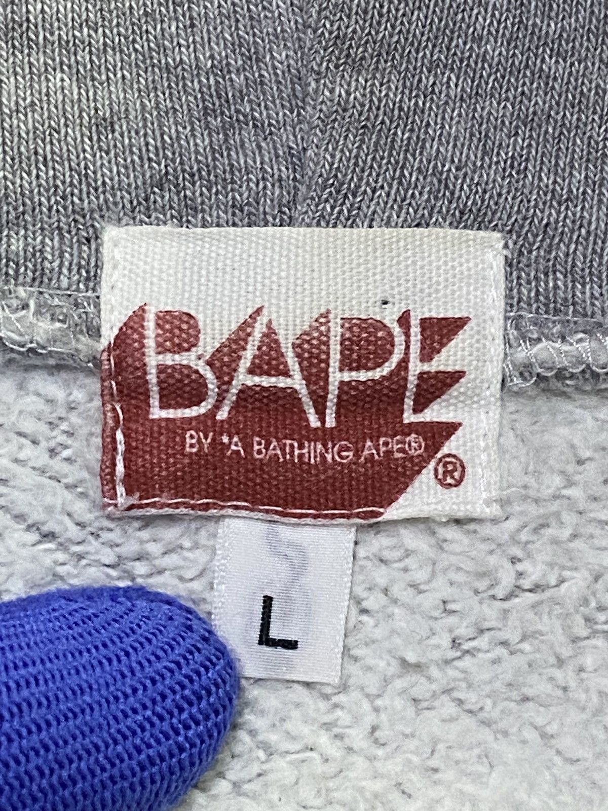 Bape A Bathing Ape Embroidered Logo Zip Hoodie Size US L / EU 52-54 / 3 - 13 Thumbnail