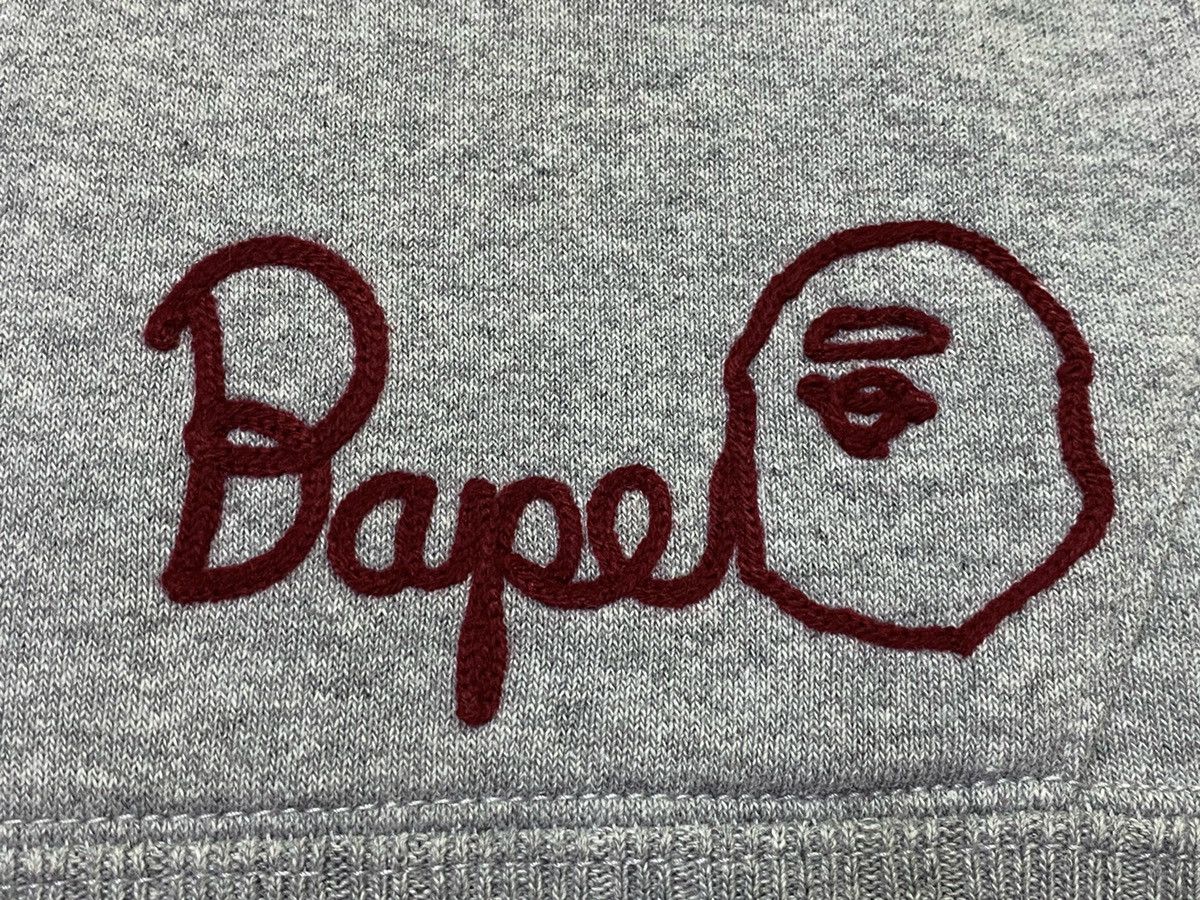 Bape A Bathing Ape Embroidered Logo Zip Hoodie Size US L / EU 52-54 / 3 - 8 Thumbnail