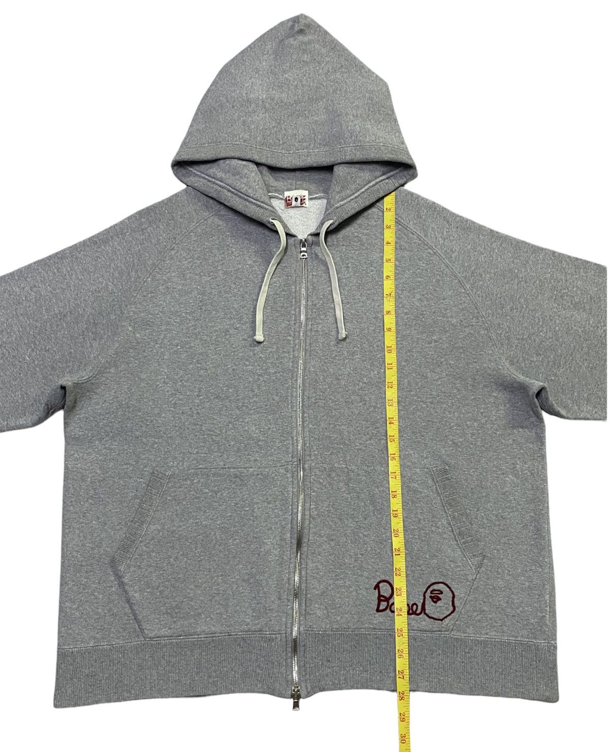 Bape A Bathing Ape Embroidered Logo Zip Hoodie Size US L / EU 52-54 / 3 - 19 Thumbnail