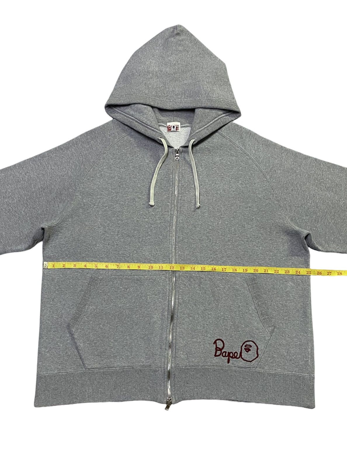 Bape A Bathing Ape Embroidered Logo Zip Hoodie Size US L / EU 52-54 / 3 - 17 Thumbnail