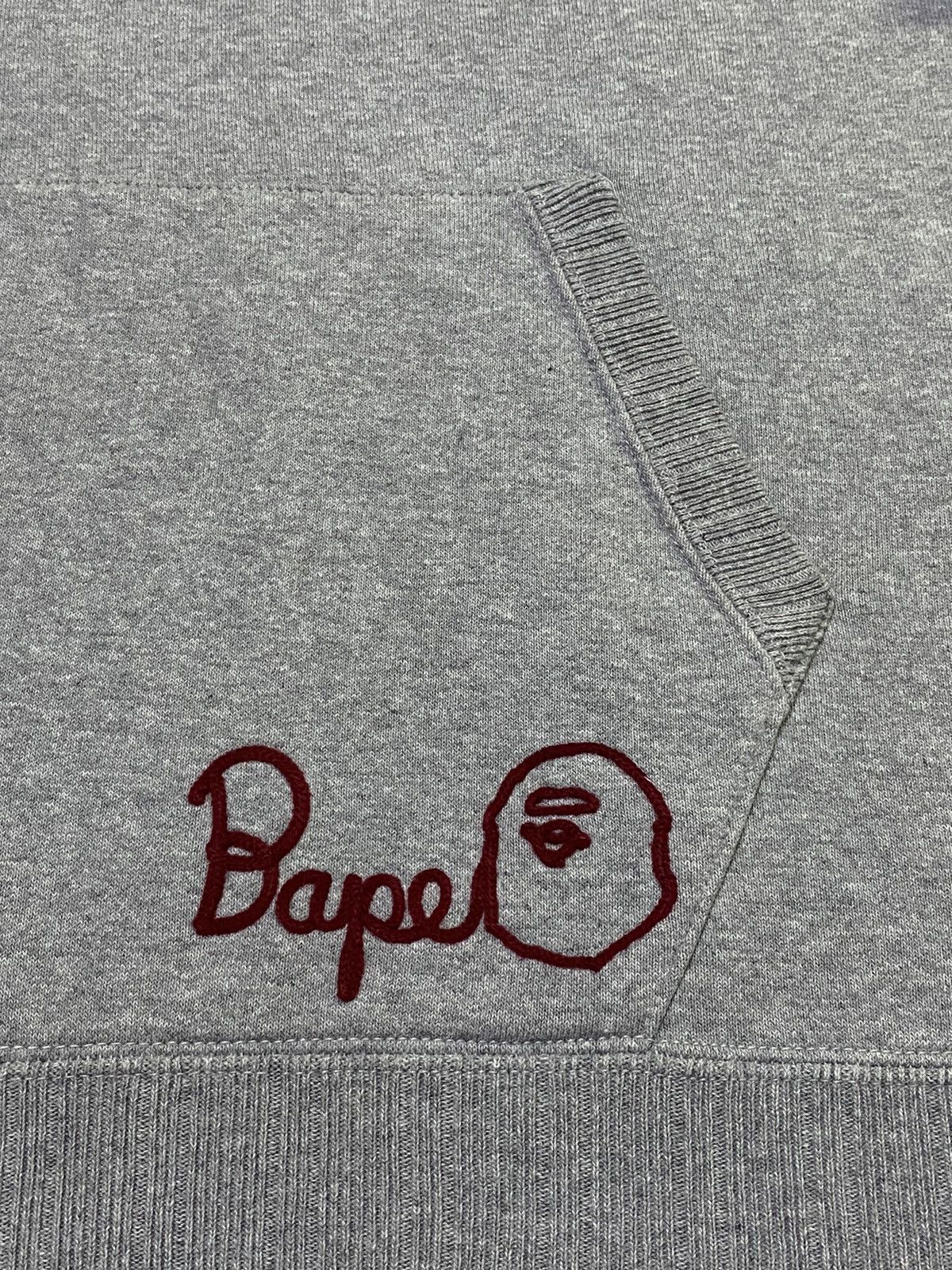 Bape A Bathing Ape Embroidered Logo Zip Hoodie Size US L / EU 52-54 / 3 - 5 Thumbnail