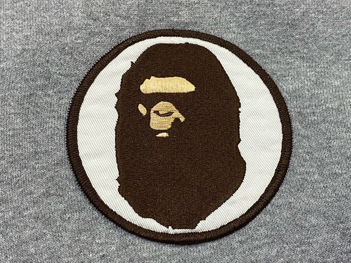 Bape A Bathing Ape Embroidered Logo Zip Hoodie Size US L / EU 52-54 / 3 - 7 Thumbnail