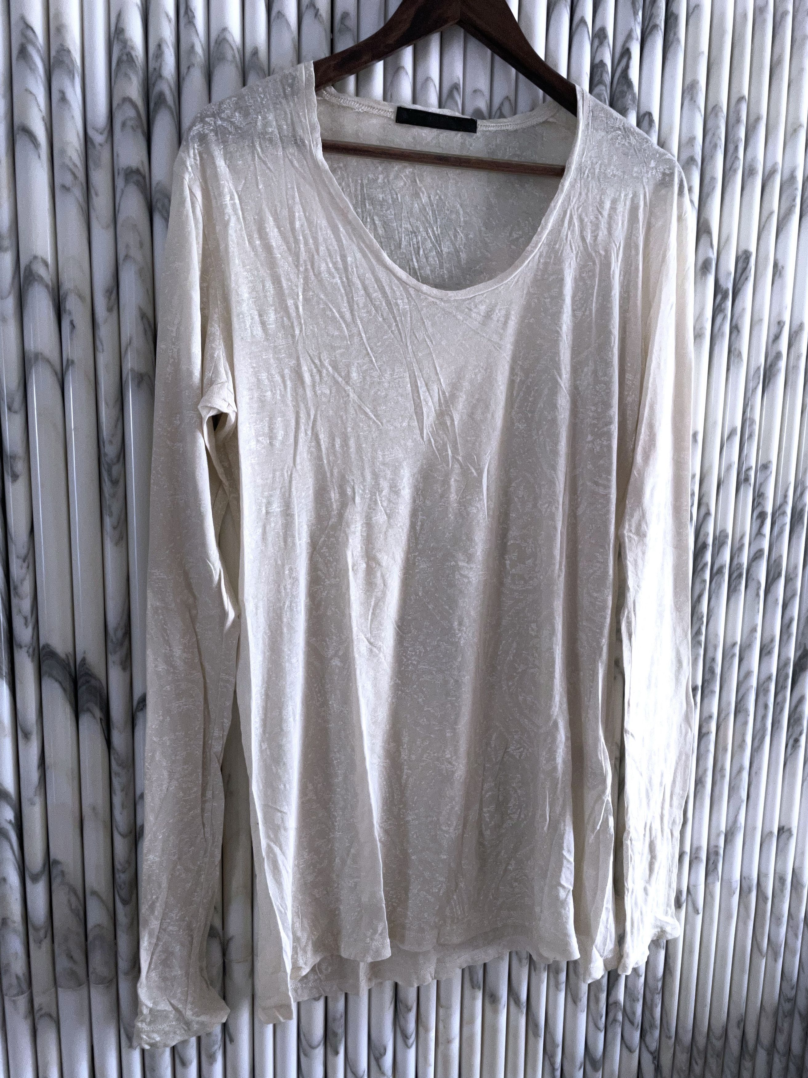 Julius FINAL DROP ARCHIVE SS10 SEMI SHEER LONG T SHIRT Size US M / EU 48-50 / 2 - 3 Thumbnail