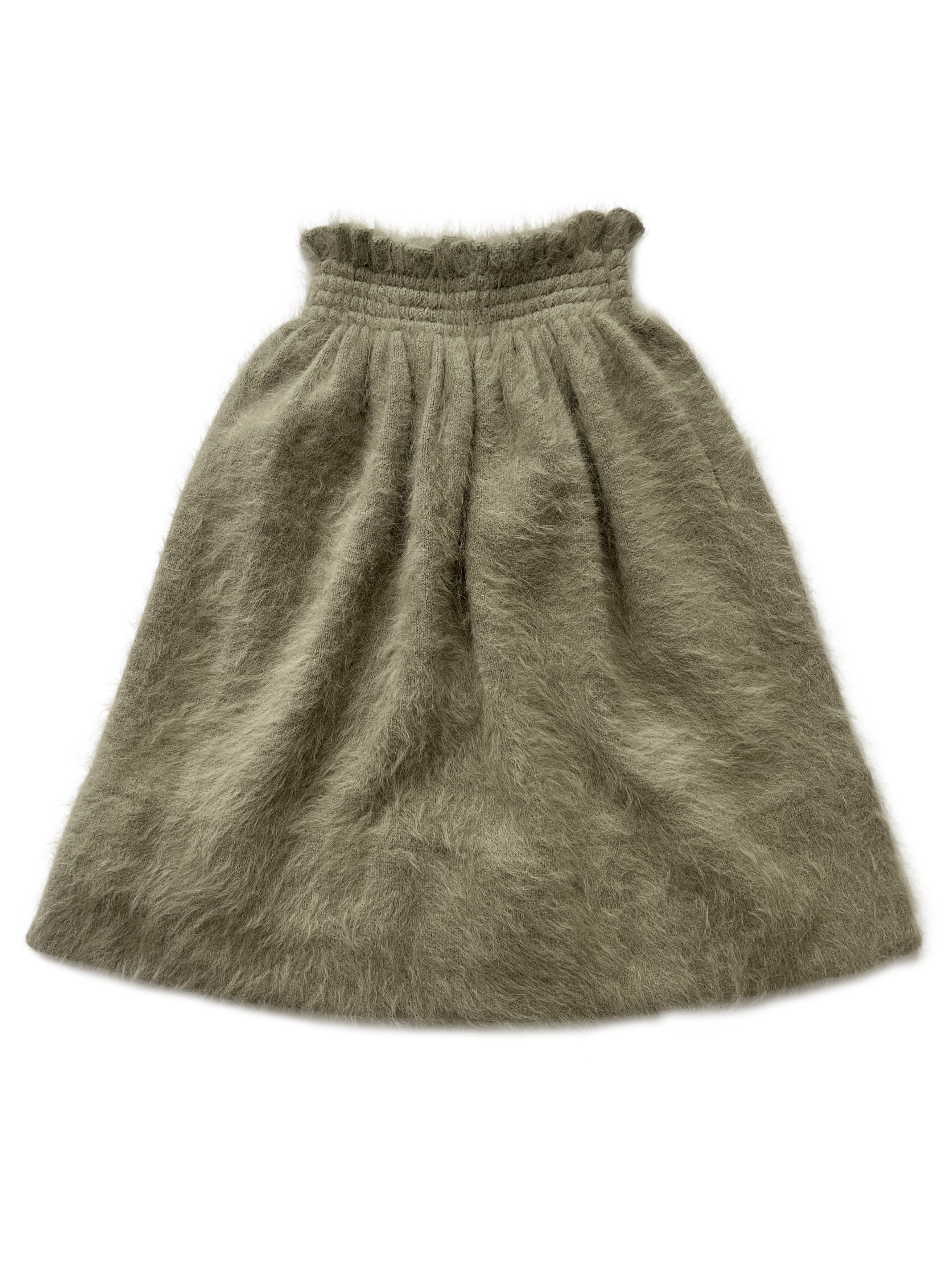Givenchy ⚡️QUICK SALE⚡️Givenchy Beige Angora Skirt Size 24" / US 00 / IT 34 - 1 Thumbnail
