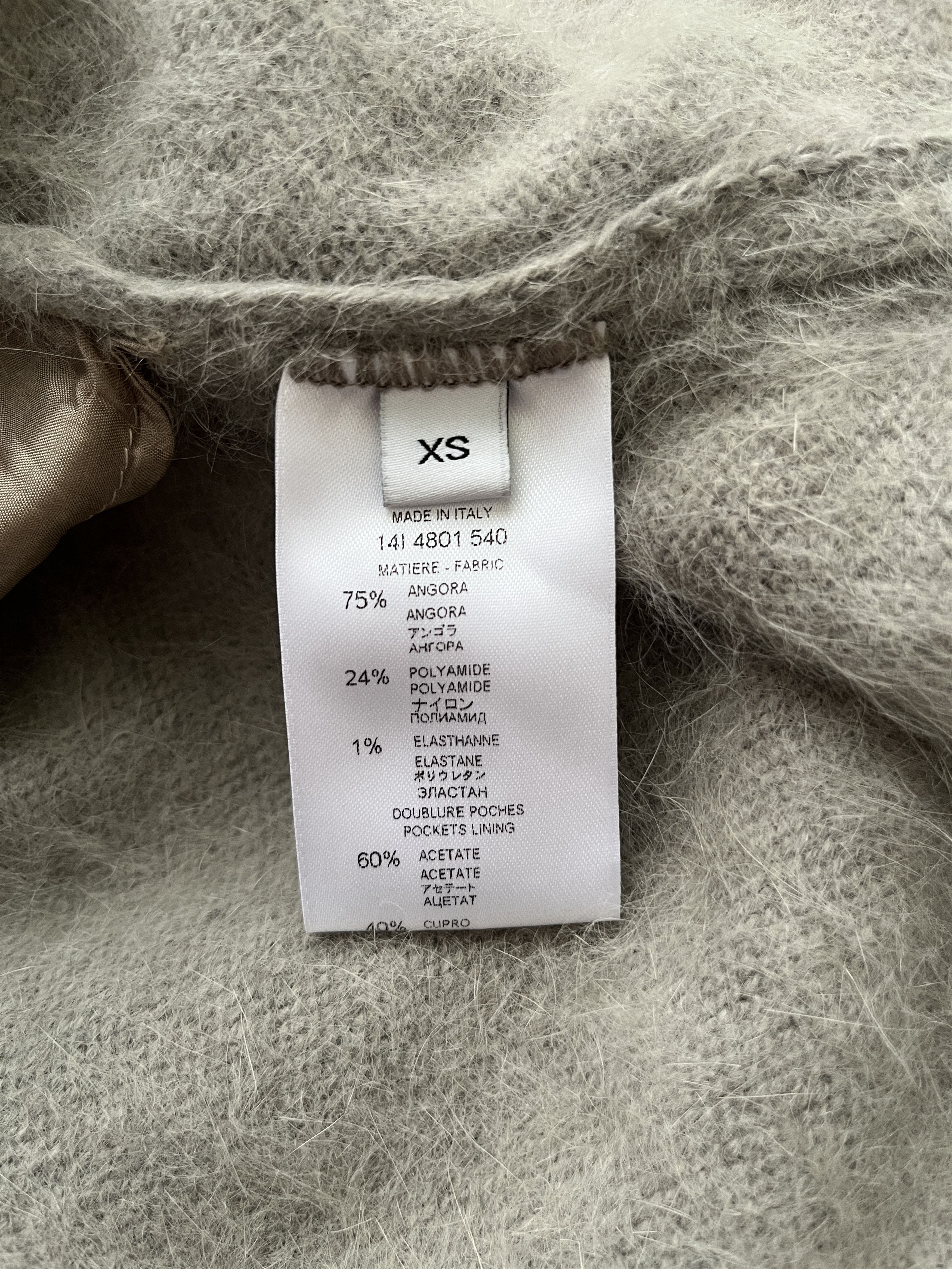 Givenchy ⚡️QUICK SALE⚡️Givenchy Beige Angora Skirt Size 24" / US 00 / IT 34 - 4 Thumbnail