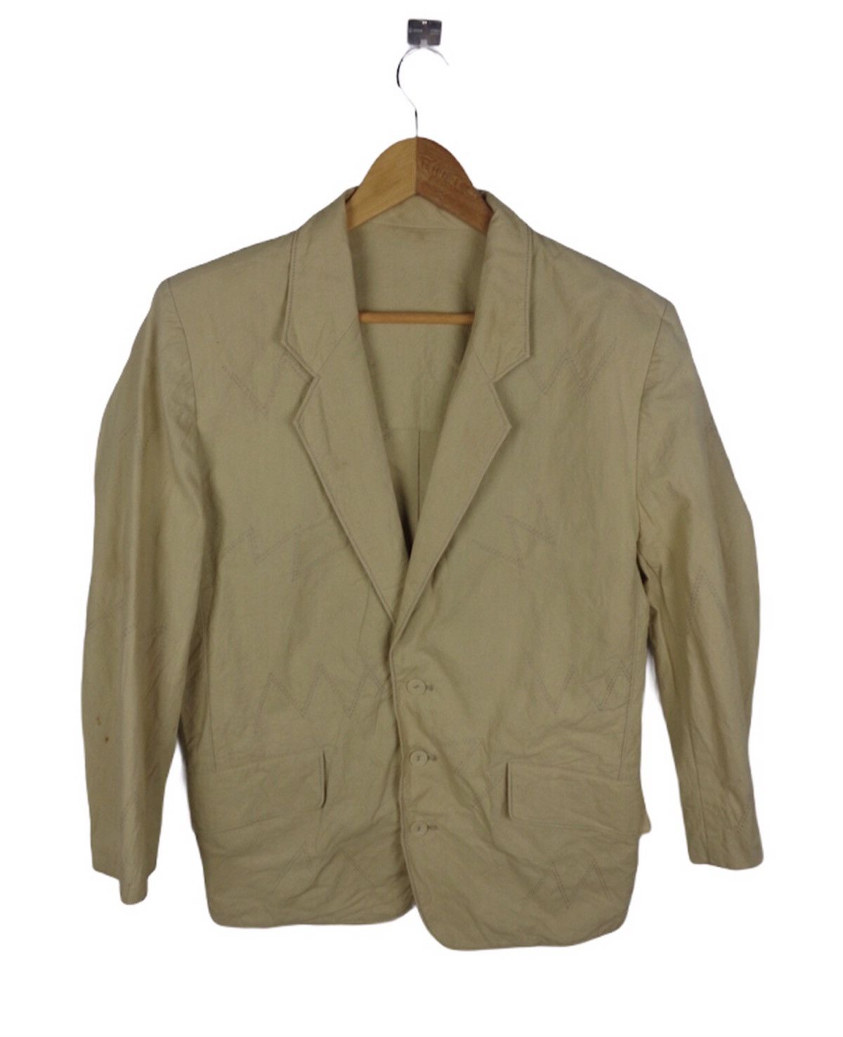 Issey Miyake VTG 80s I.S. Issey Miyake Tsumori Chisato Embroided Coat Size US M / EU 48-50 / 2 - 1 Thumbnail