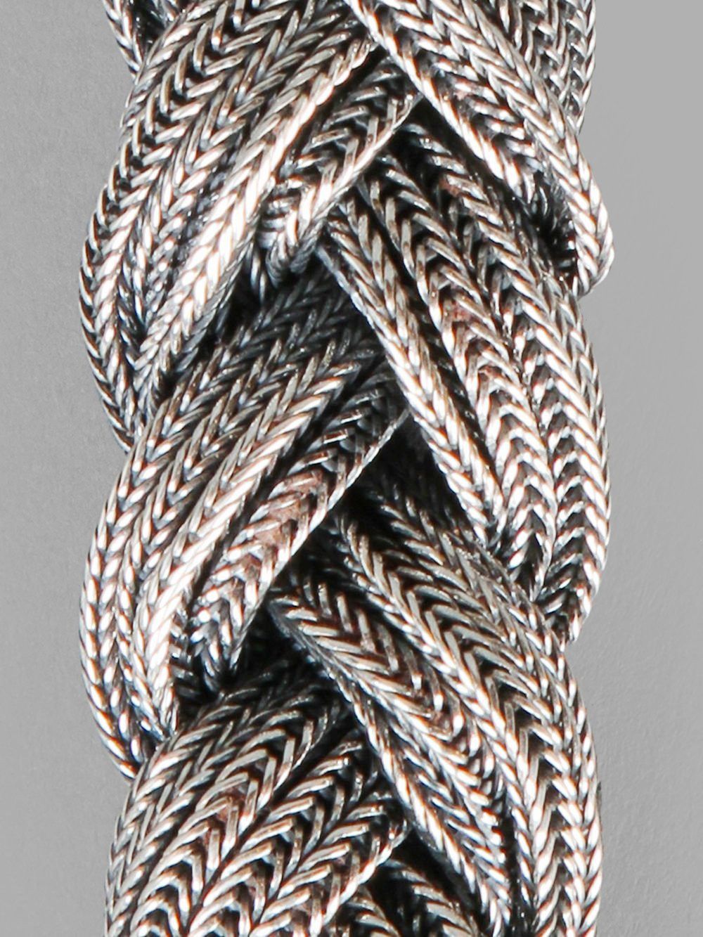 Emanuele Bicocchi ARTISAN BRAIDED .925 STERLING SILVER CHAIN LINK BRACELET Size ONE SIZE - 7 Thumbnail