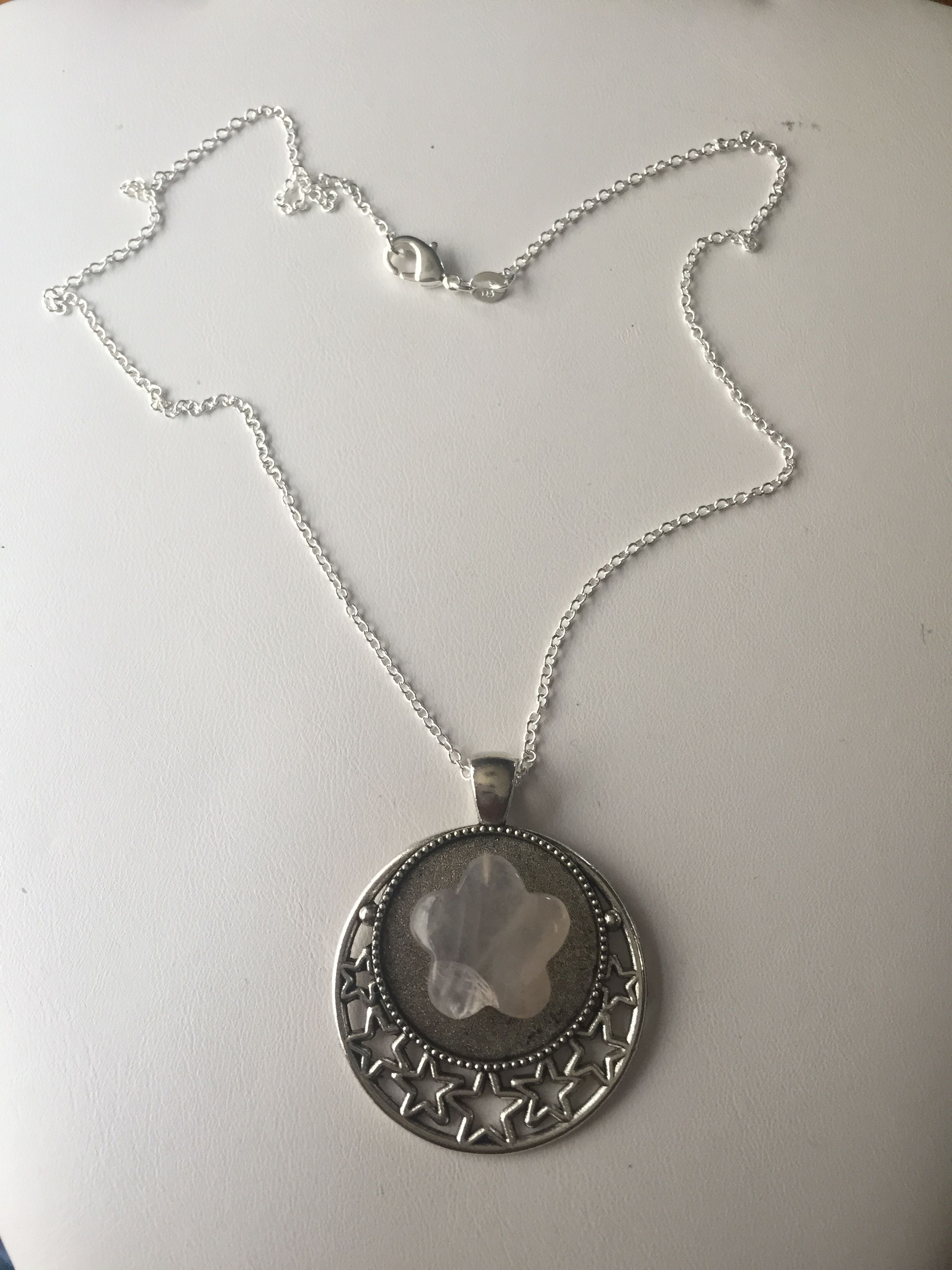 Handmade × Jewelry Rose Quartz Star Chain Necklace Size ONE SIZE - 1 Thumbnail