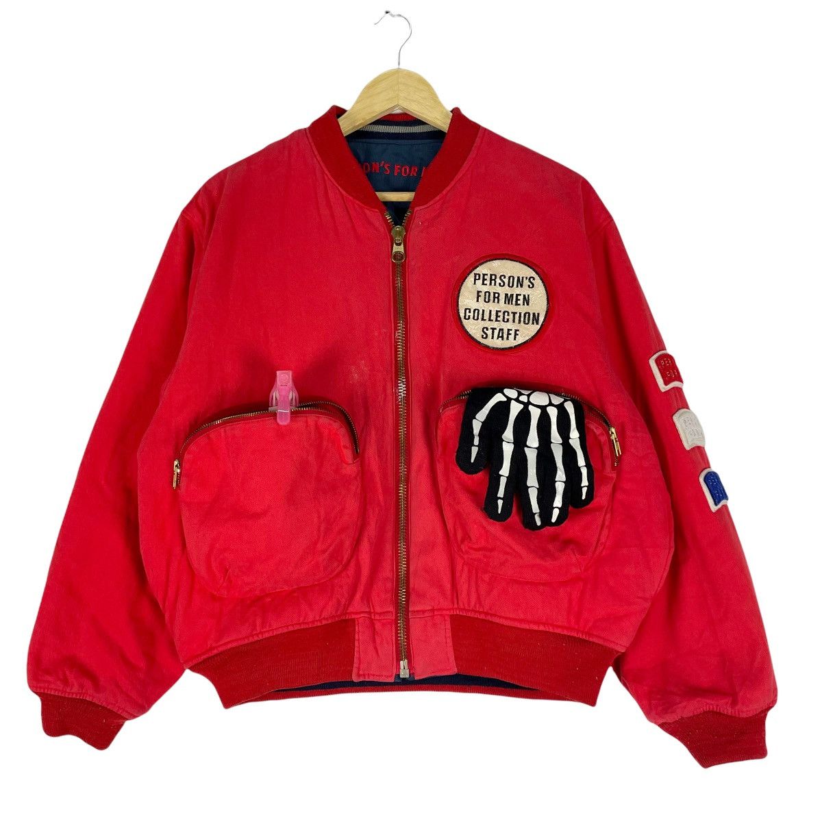 PERSON'S ☀️PERSON’S Kangaroo Pocket Bomber Jacket Like Issey Miyake Size US M / EU 48-50 / 2 - 1 Thumbnail