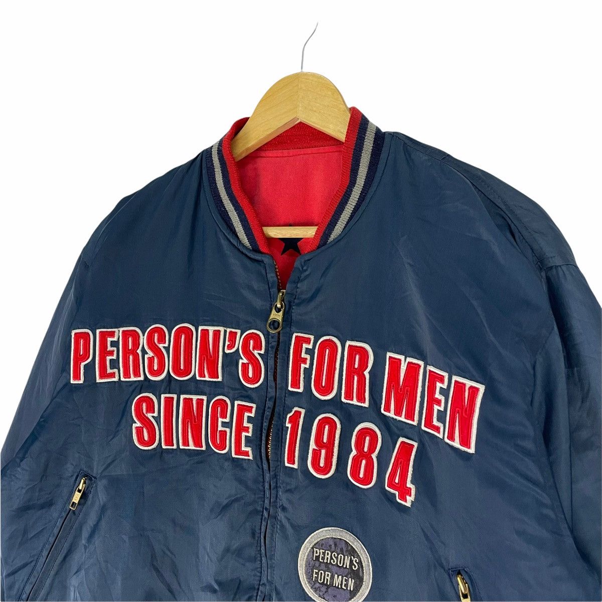 PERSON'S ☀️PERSON’S Kangaroo Pocket Bomber Jacket Like Issey Miyake Size US M / EU 48-50 / 2 - 9 Thumbnail