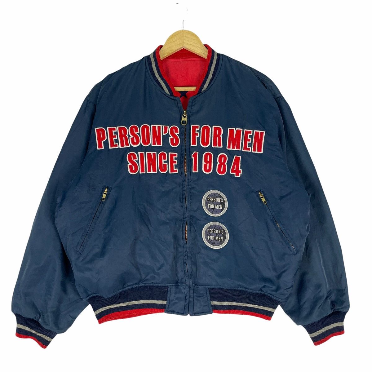 PERSON'S ☀️PERSON’S Kangaroo Pocket Bomber Jacket Like Issey Miyake Size US M / EU 48-50 / 2 - 8 Thumbnail