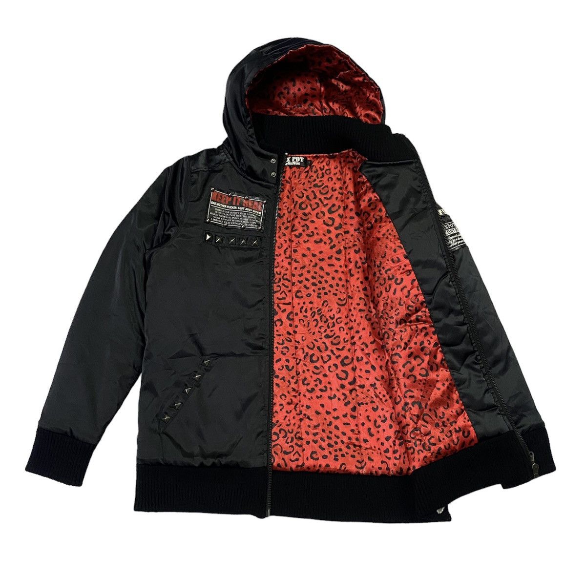 Japanese Brand Sex Pot Revenge Punk Jacket Hoodie Ripped Design Big Logo Size US M / EU 48-50 / 2 - 21 Thumbnail