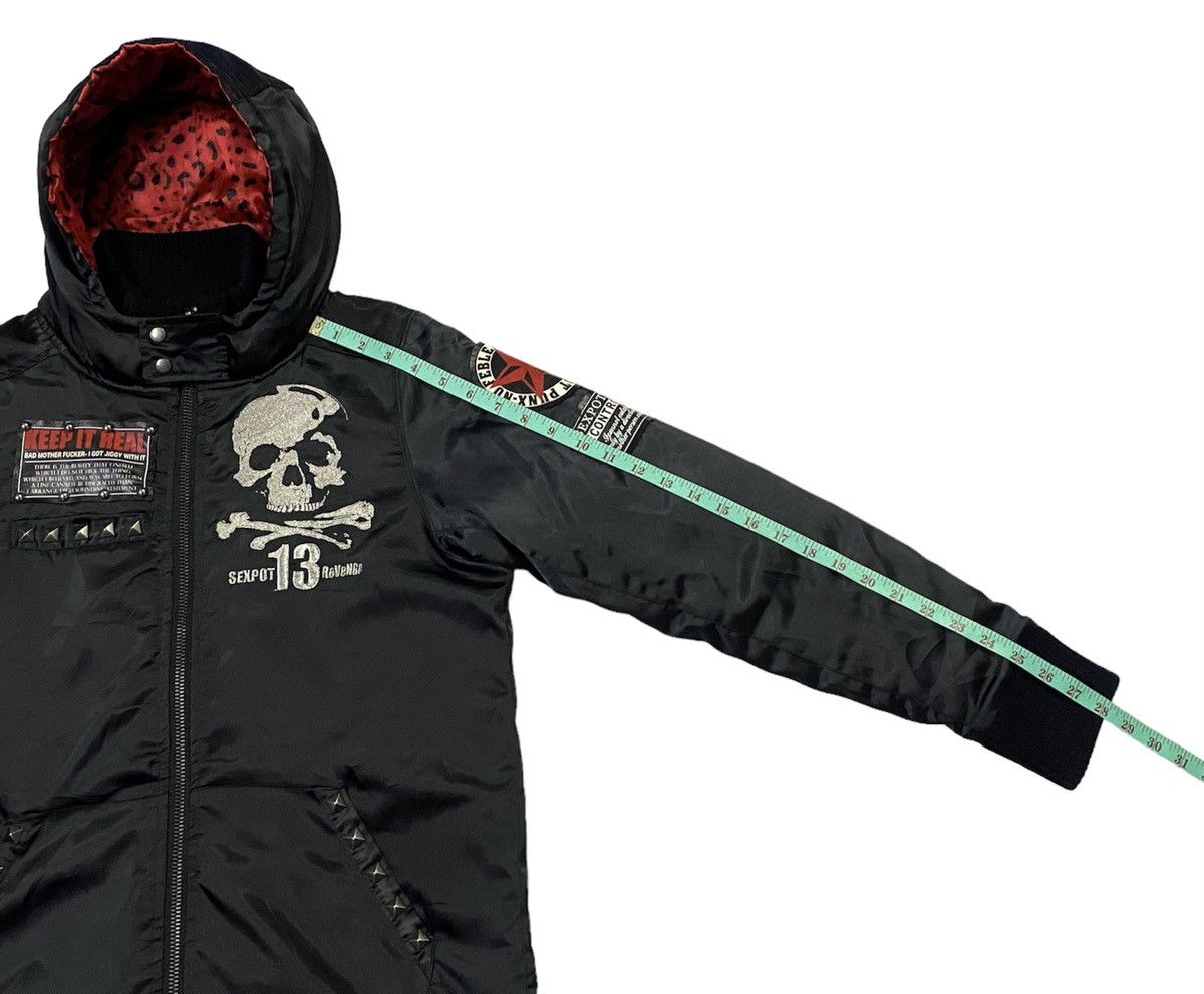 Japanese Brand Sex Pot Revenge Punk Jacket Hoodie Ripped Design Big Logo Size US M / EU 48-50 / 2 - 8 Thumbnail