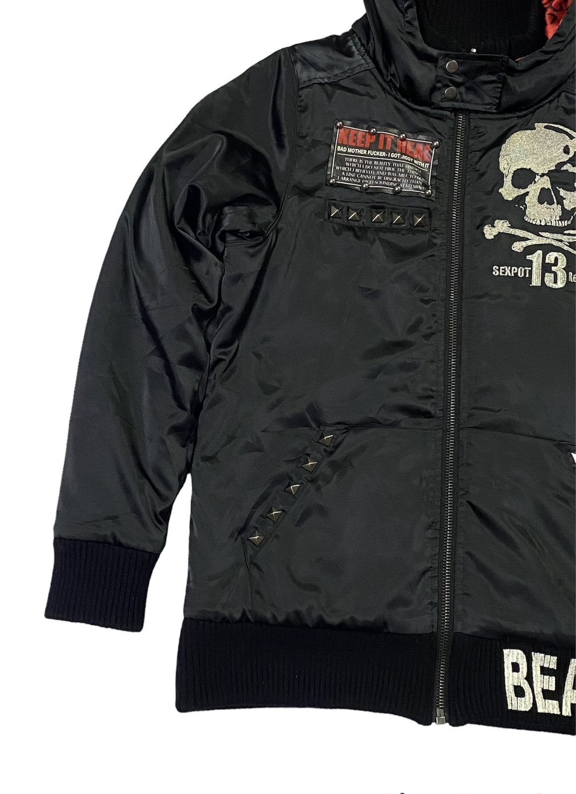 Japanese Brand Sex Pot Revenge Punk Jacket Hoodie Ripped Design Big Logo Size US M / EU 48-50 / 2 - 18 Thumbnail