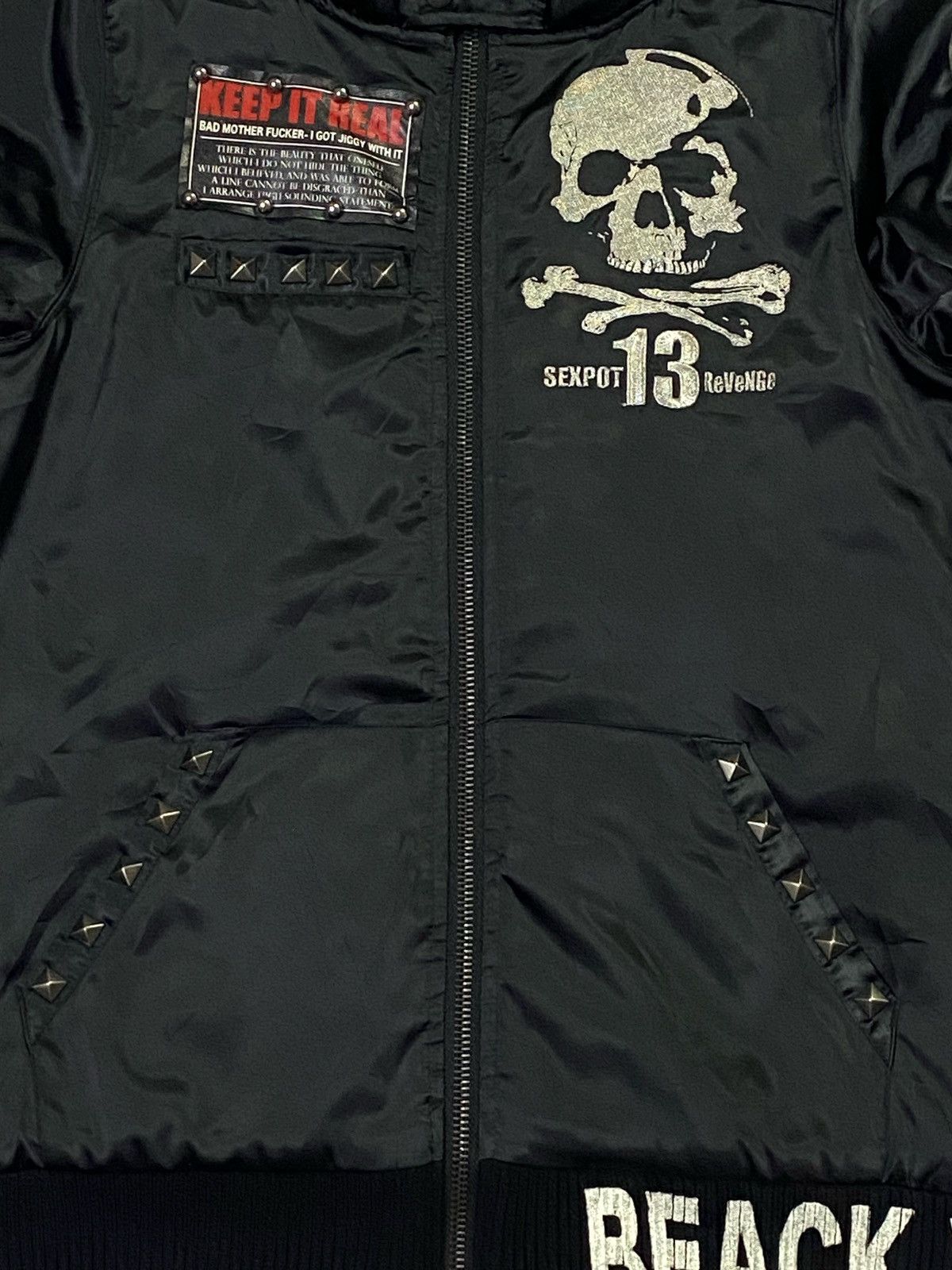 Japanese Brand Sex Pot Revenge Punk Jacket Hoodie Ripped Design Big Logo Size US M / EU 48-50 / 2 - 15 Thumbnail