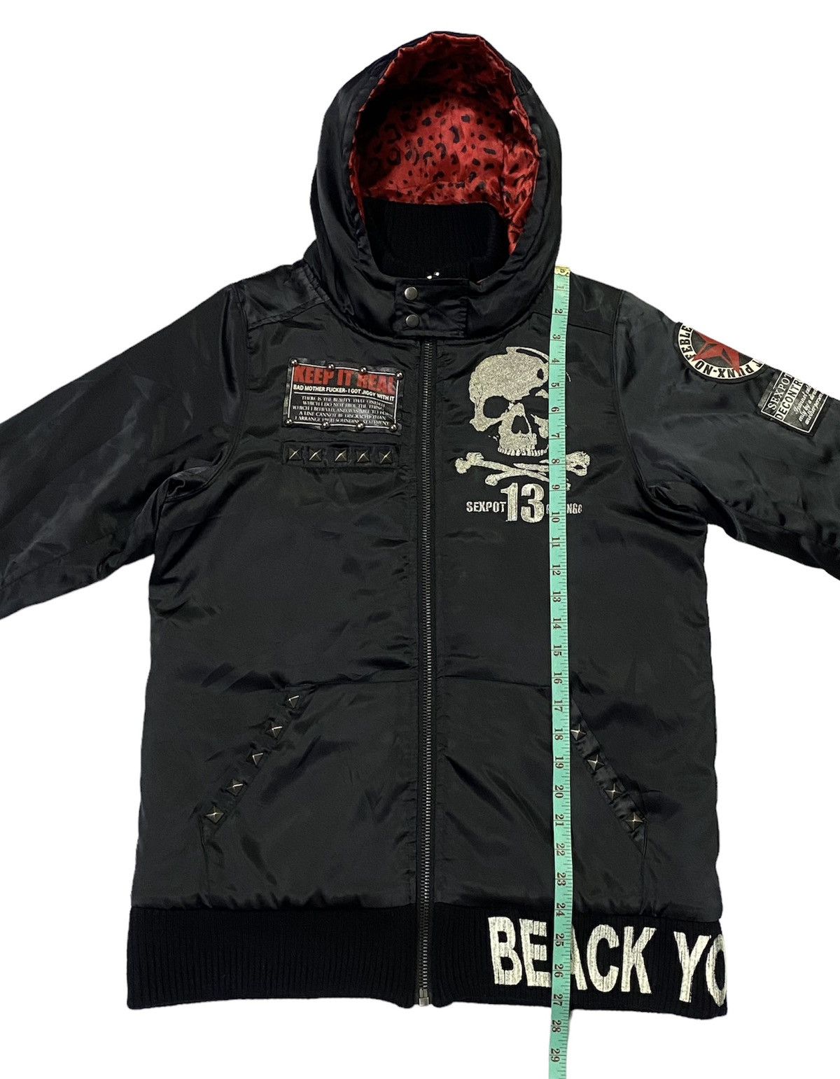 Japanese Brand Sex Pot Revenge Punk Jacket Hoodie Ripped Design Big Logo Size US M / EU 48-50 / 2 - 5 Thumbnail