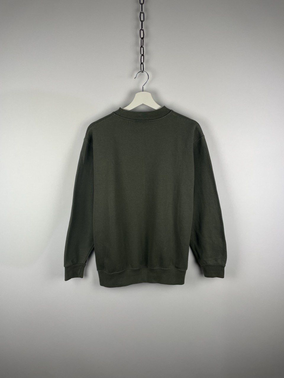 Kappa Kappa Crewneck Green Sweatshirt Pullover Big Center Logo S Size US S / EU 44-46 / 1 - 6 Thumbnail