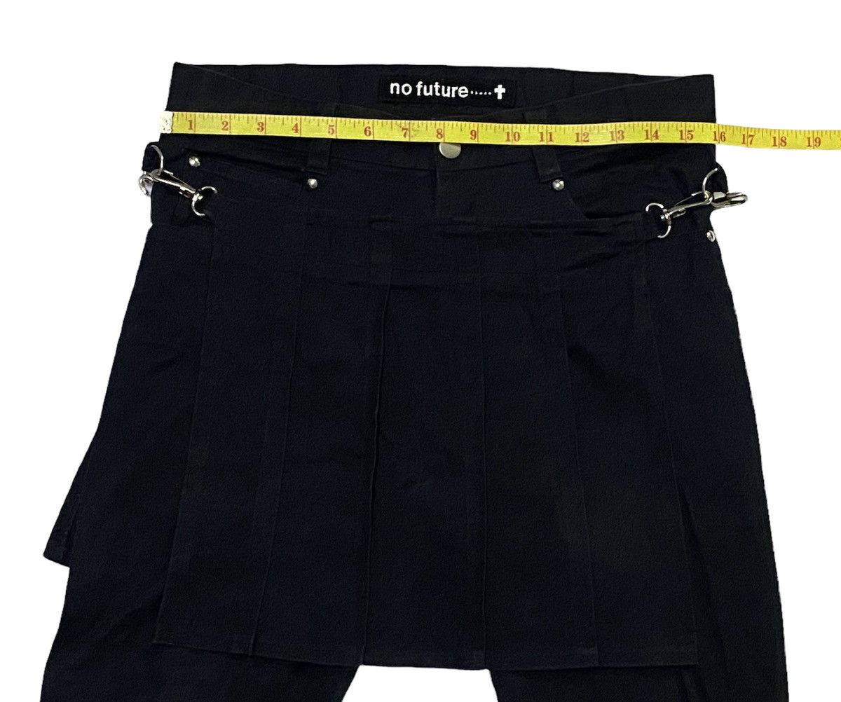 Japanese Brand No Future Bondage Pants With Zipper Size US 32 / EU 48 - 4 Thumbnail
