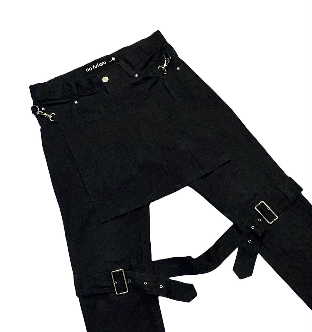 Japanese Brand No Future Bondage Pants With Zipper Size US 32 / EU 48 - 14 Thumbnail