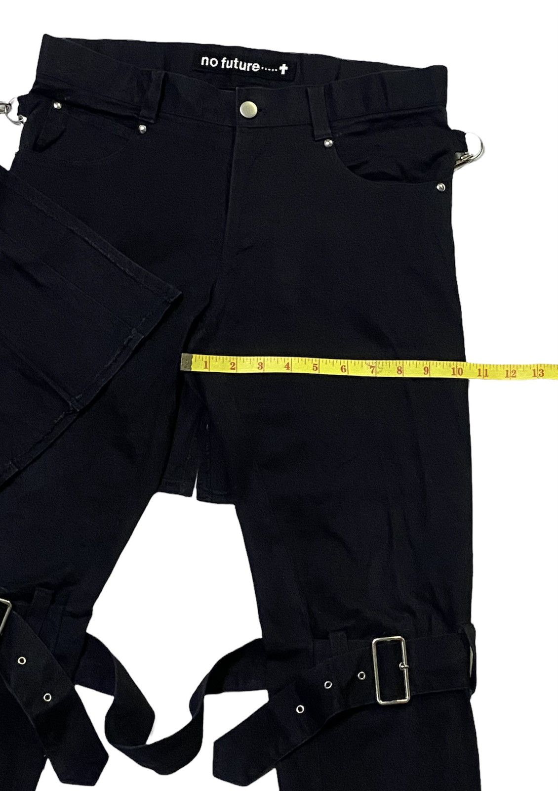 Japanese Brand No Future Bondage Pants With Zipper Size US 32 / EU 48 - 8 Thumbnail