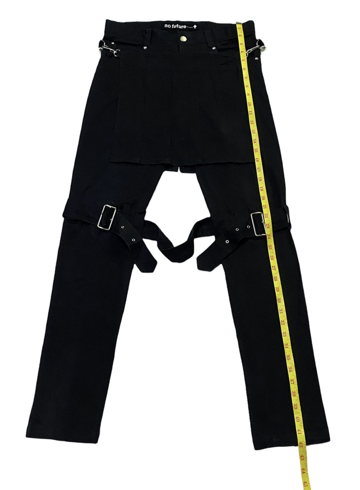 Japanese Brand No Future Bondage Pants With Zipper Size US 32 / EU 48 - 6 Thumbnail