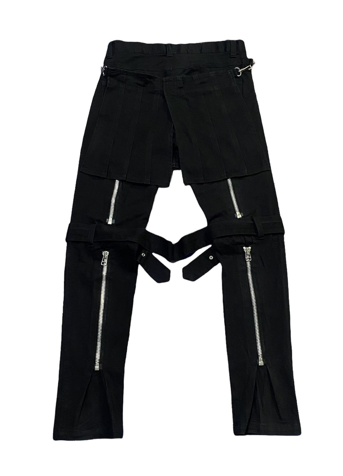 Japanese Brand No Future Bondage Pants With Zipper Size US 32 / EU 48 - 3 Thumbnail