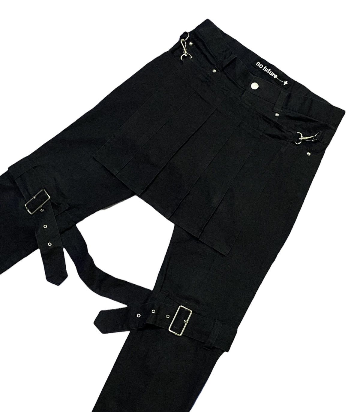 Japanese Brand No Future Bondage Pants With Zipper Size US 32 / EU 48 - 15 Thumbnail