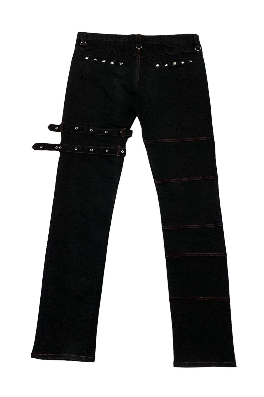 Japanese Brand Deorart Japan Punk Bondage Pants Slim Fit Size US 31 - 3 Thumbnail
