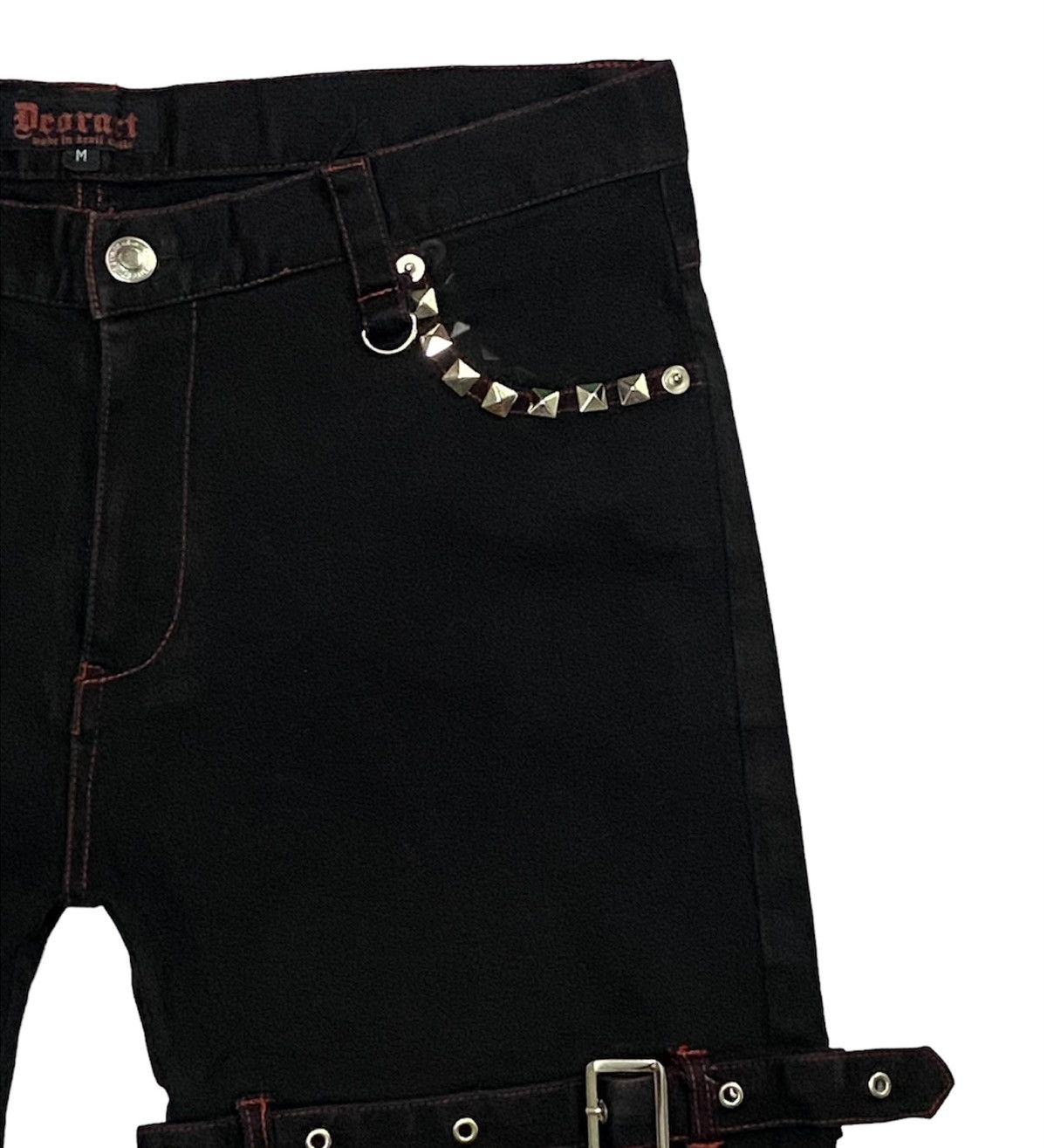 Japanese Brand Deorart Japan Punk Bondage Pants Slim Fit Size US 31 - 15 Thumbnail