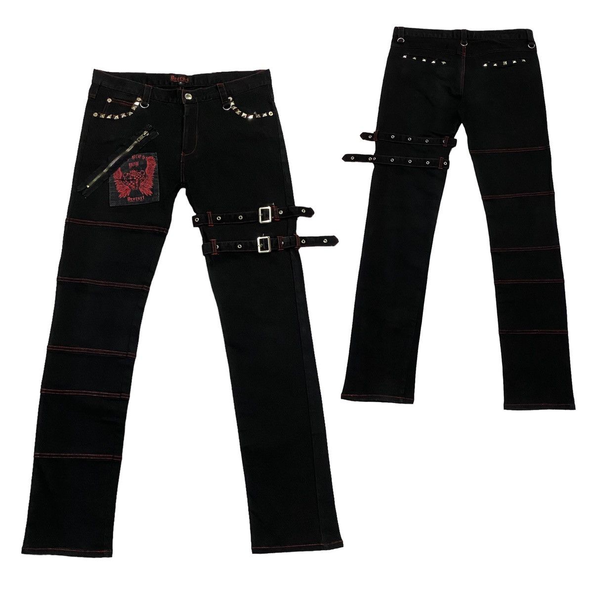 Japanese Brand H Anarchy By Naoto Japan Punk Bondage Distressed