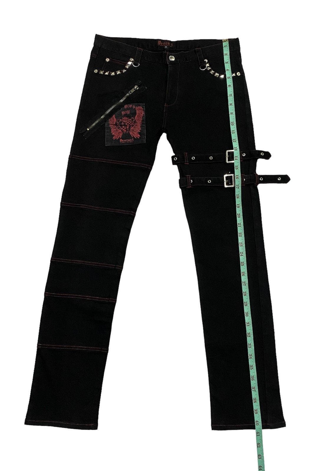 Japanese Brand Deorart Japan Punk Bondage Pants Slim Fit Size US 31 - 6 Thumbnail