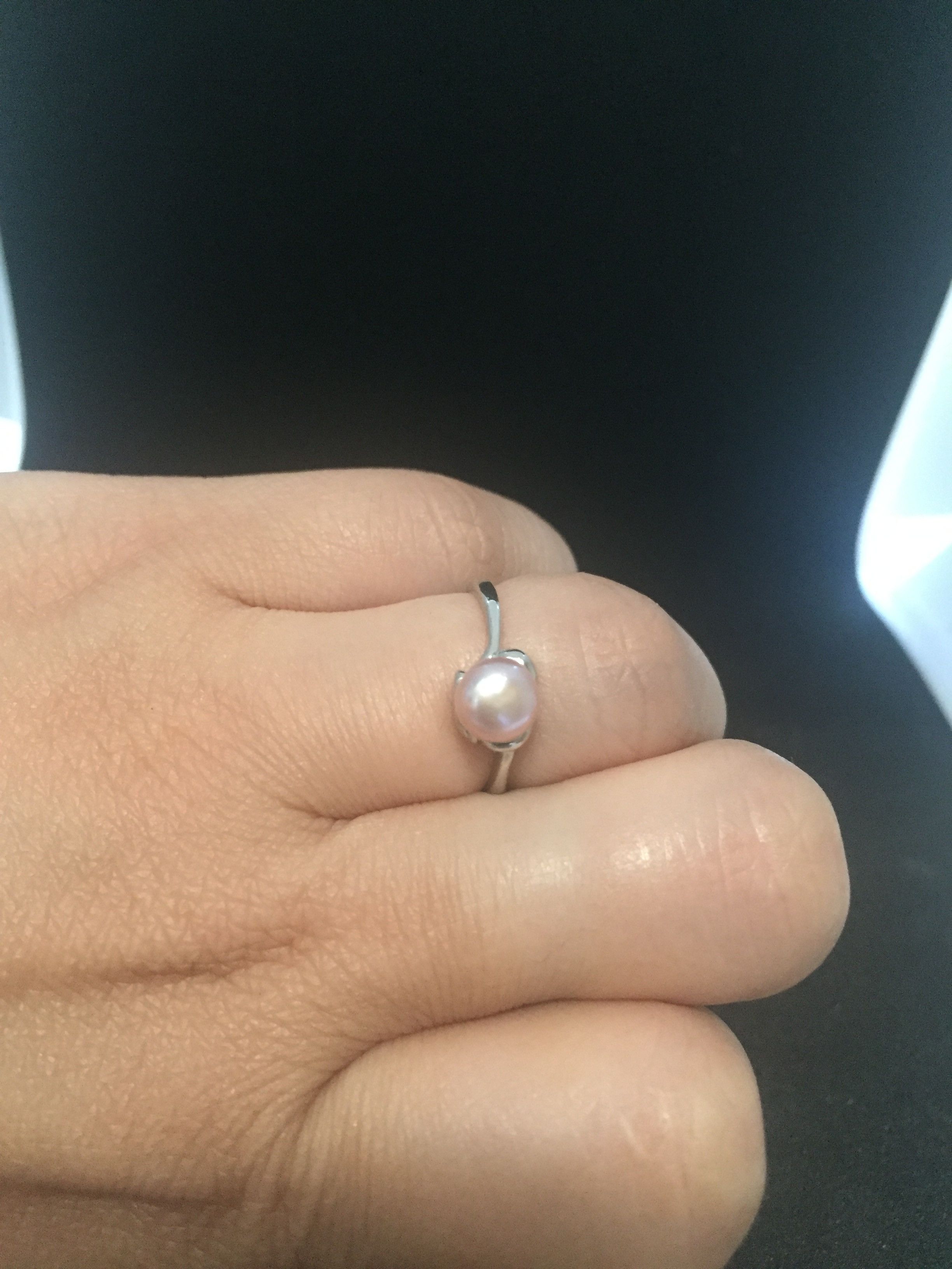 Jewelry Pink Freshwater Pearl Ring - US Size 6.25 Size ONE SIZE - 3 Thumbnail