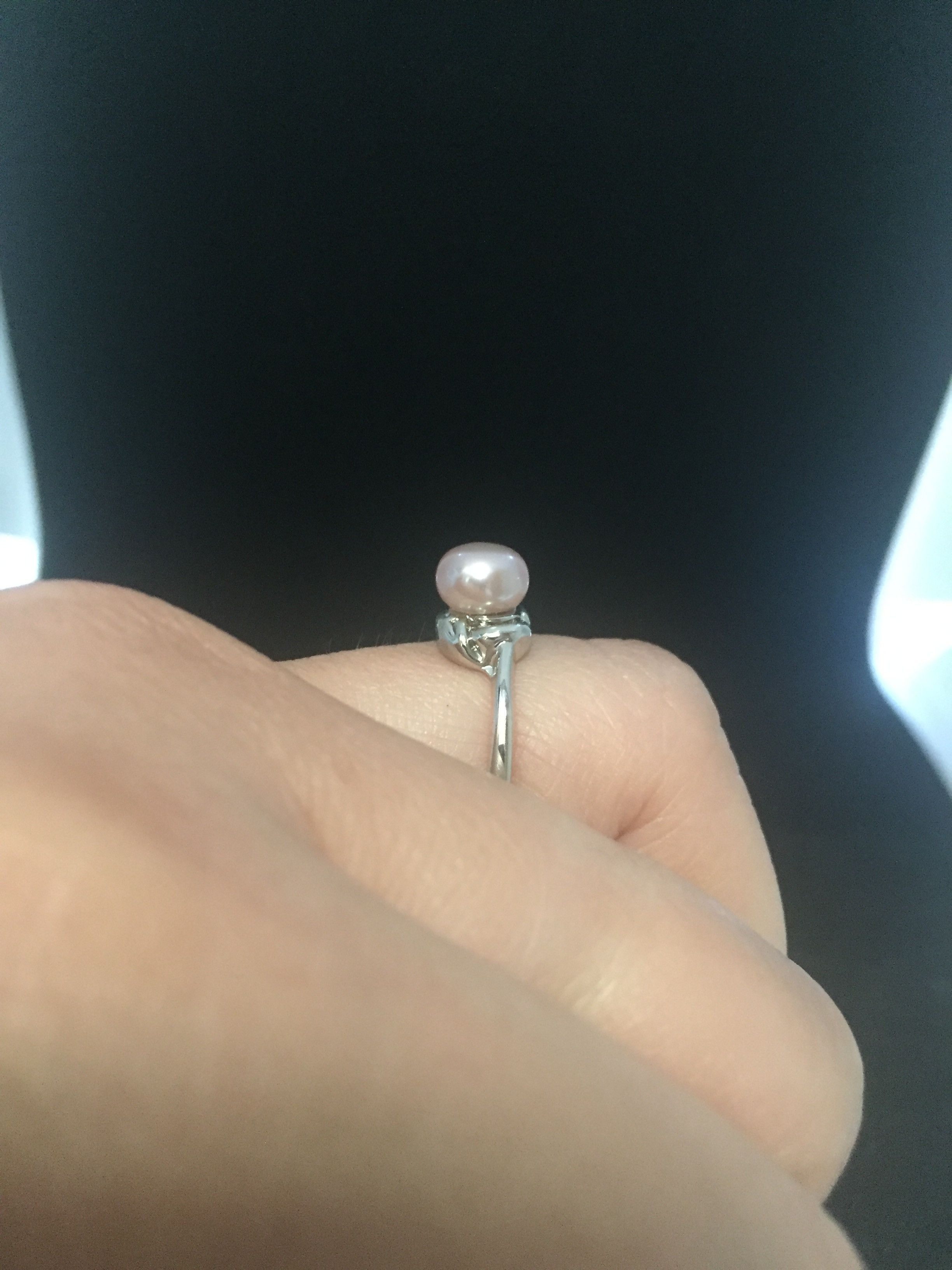 Jewelry Pink Freshwater Pearl Ring - US Size 6.25 Size ONE SIZE - 4 Thumbnail
