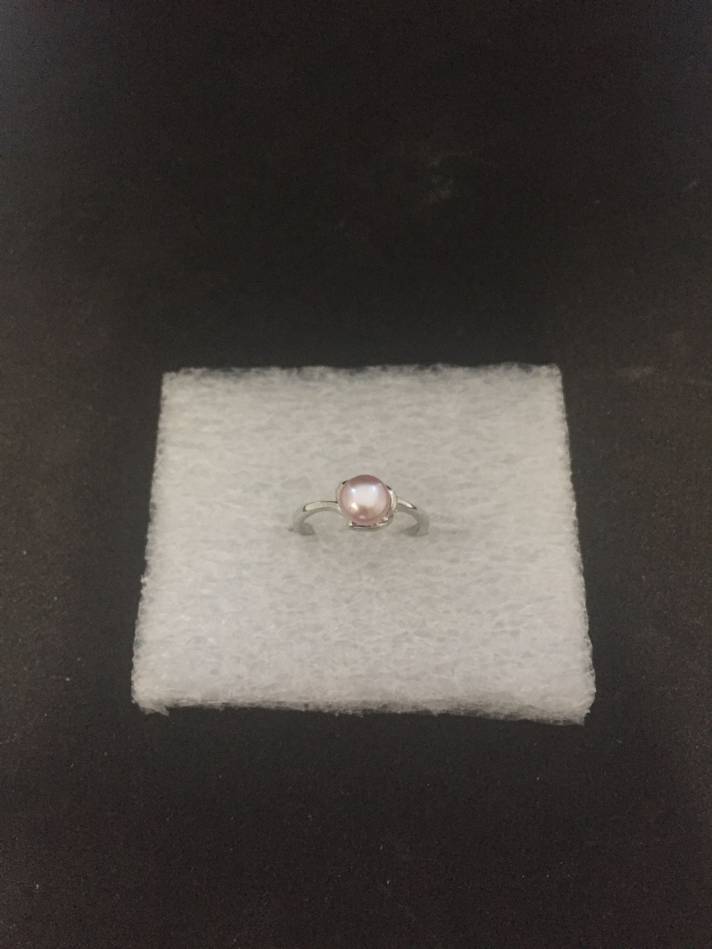 Jewelry Pink Freshwater Pearl Ring - US Size 6.25 Size ONE SIZE - 1 Thumbnail