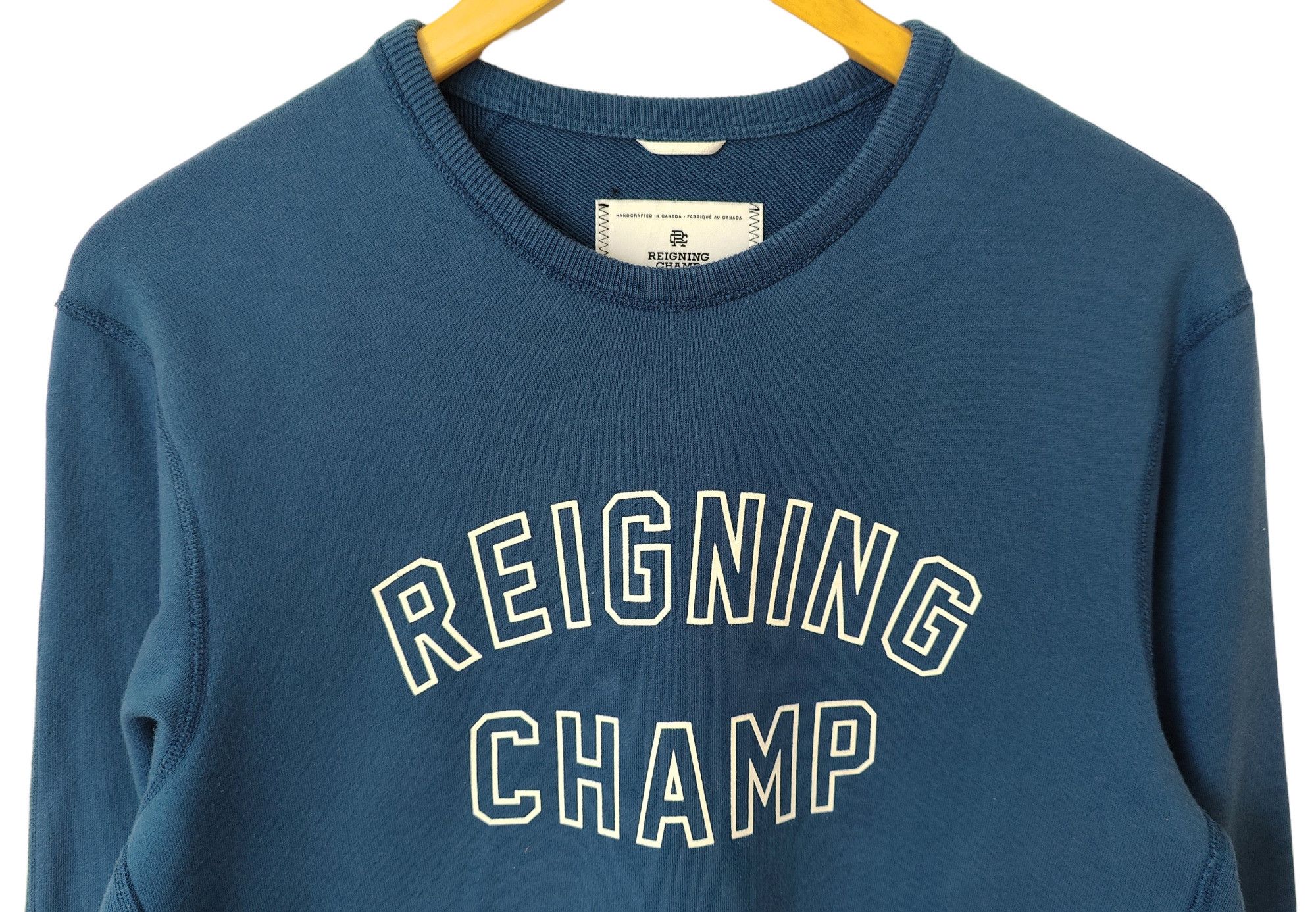 Reigning Champ Reigning Champ College Logo Sweatshirt Size US S / EU 44-46 / 1 - 3 Thumbnail