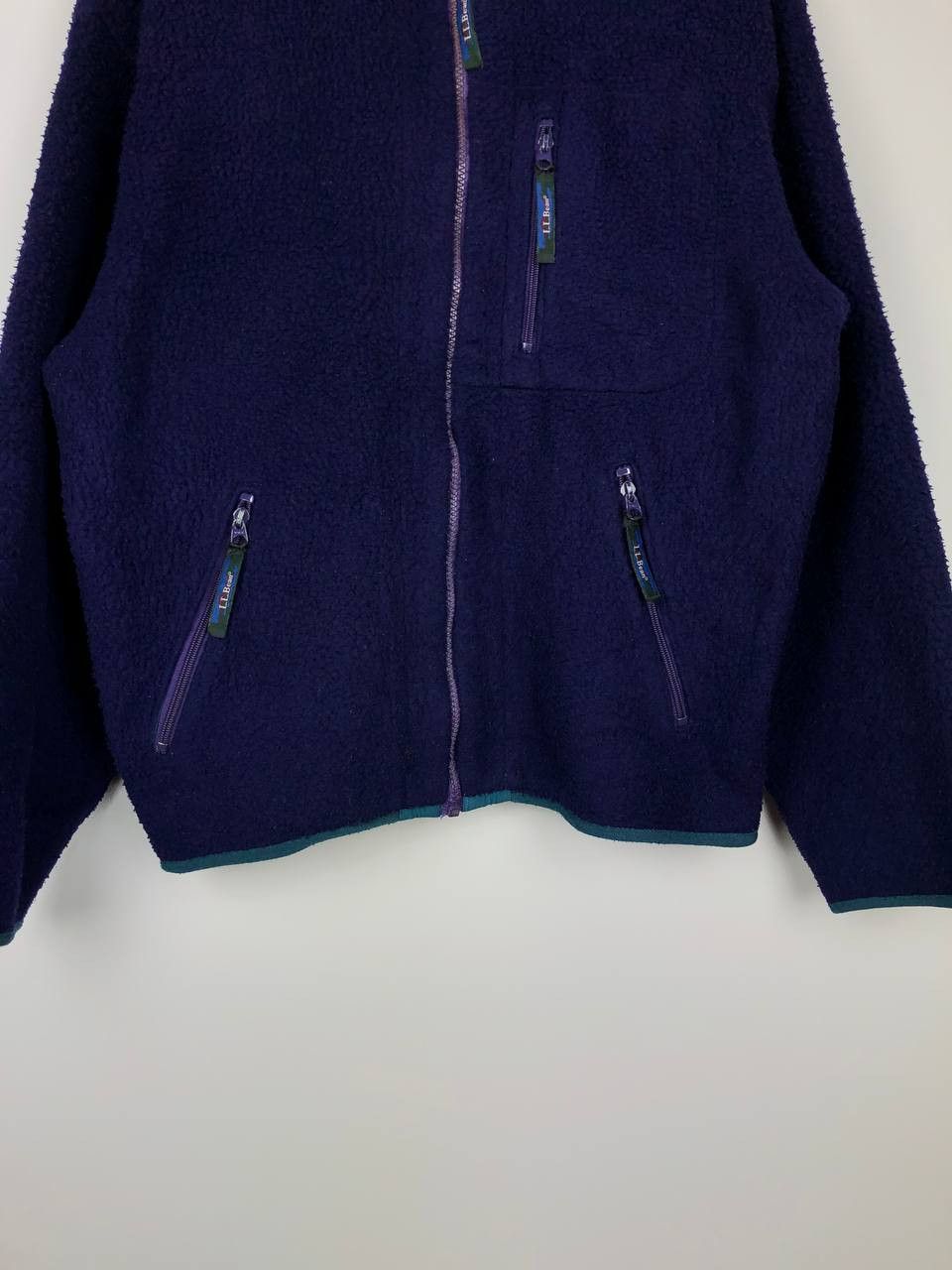 L.L. Bean L.L.Bean Fleece Jacket Zip Vintage Freeport Purple size M Size US M / EU 48-50 / 2 - 3 Thumbnail