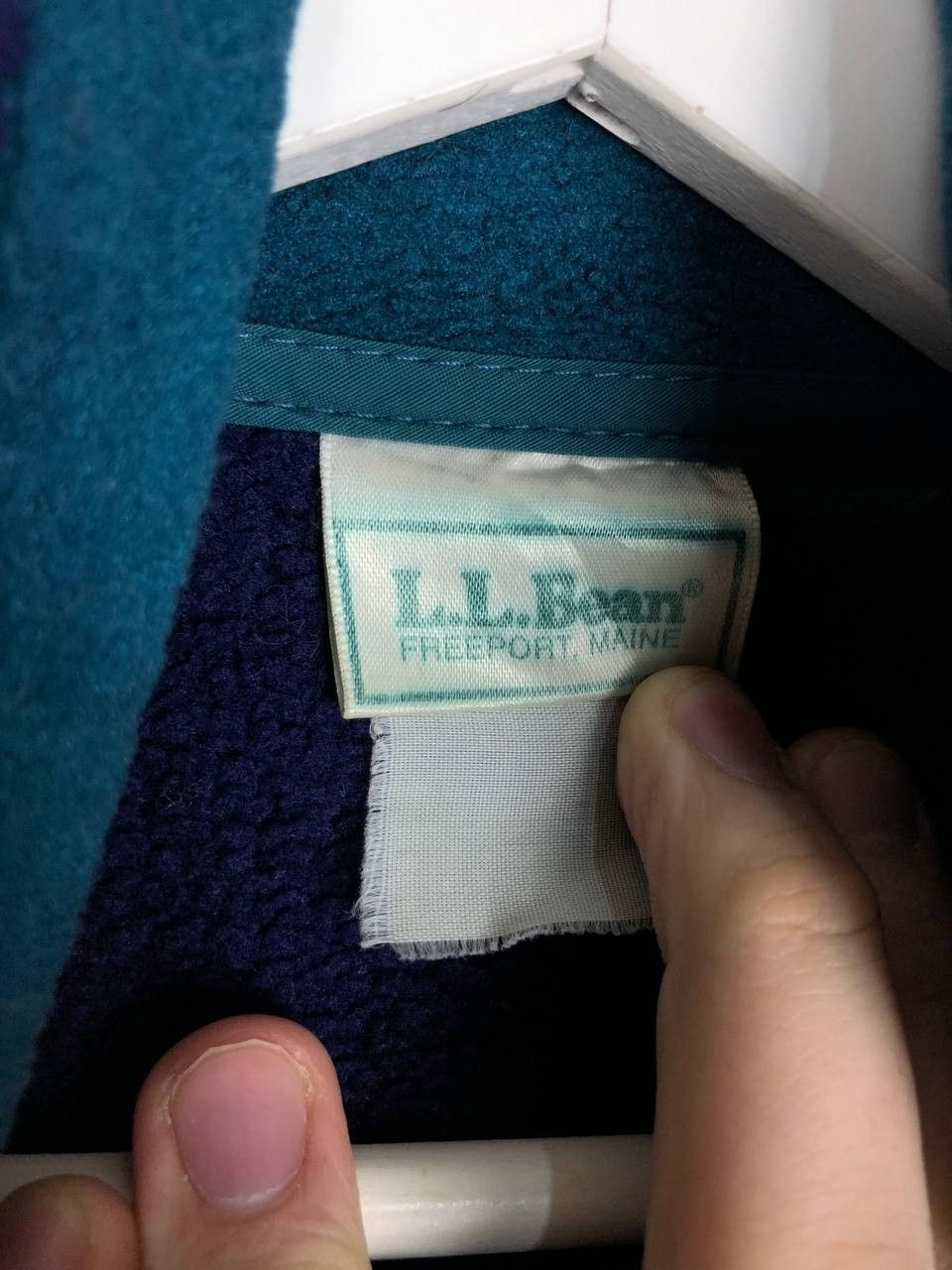 L.L. Bean L.L.Bean Fleece Jacket Zip Vintage Freeport Purple size M Size US M / EU 48-50 / 2 - 7 Thumbnail