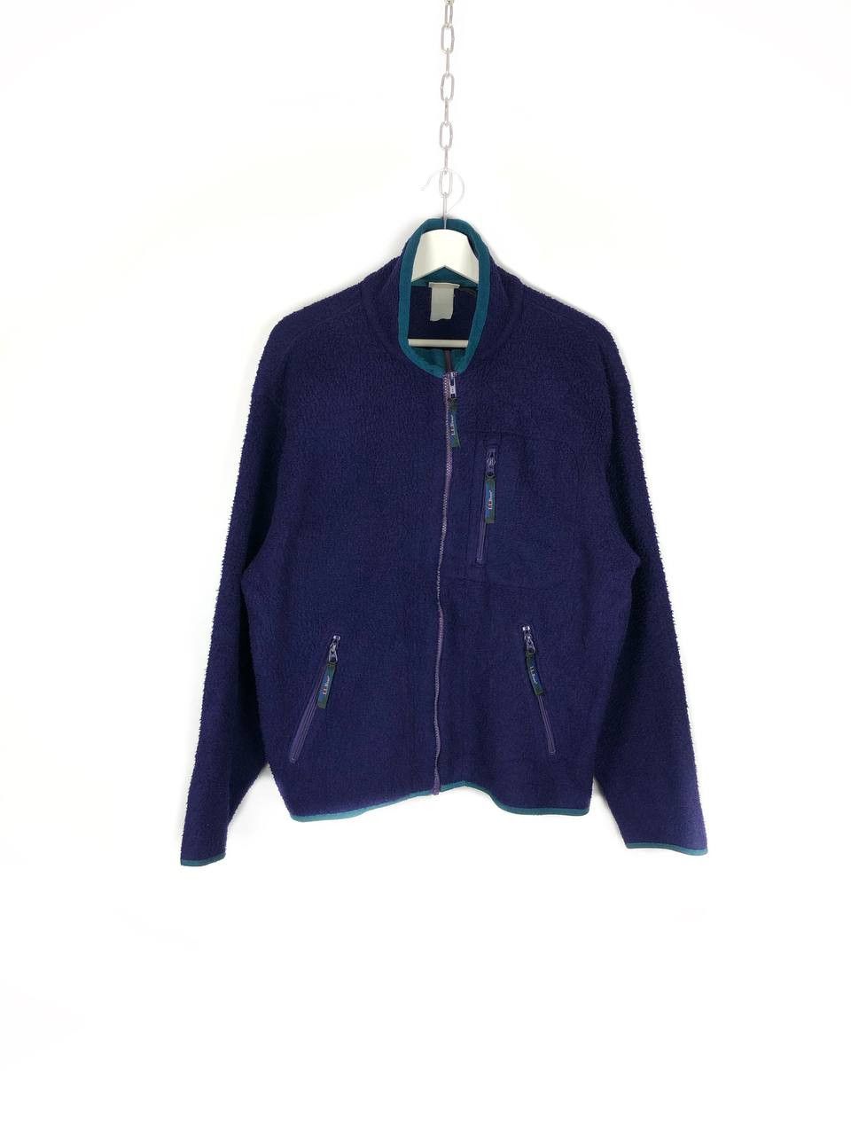 L.L. Bean L.L.Bean Fleece Jacket Zip Vintage Freeport Purple size M Size US M / EU 48-50 / 2 - 1 Thumbnail