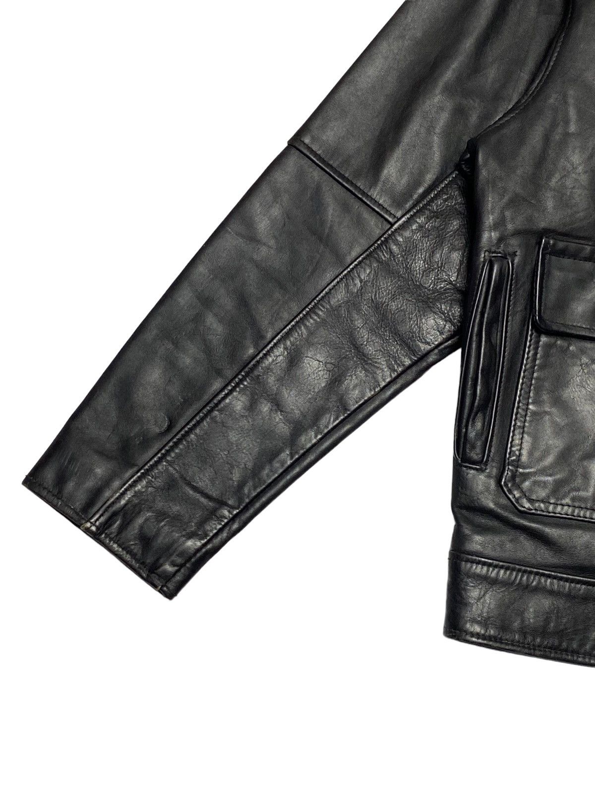 Genuine Leather Vintage Schott N.Y.C Leather Police Jacket Size US M / EU 48-50 / 2 - 18 Thumbnail