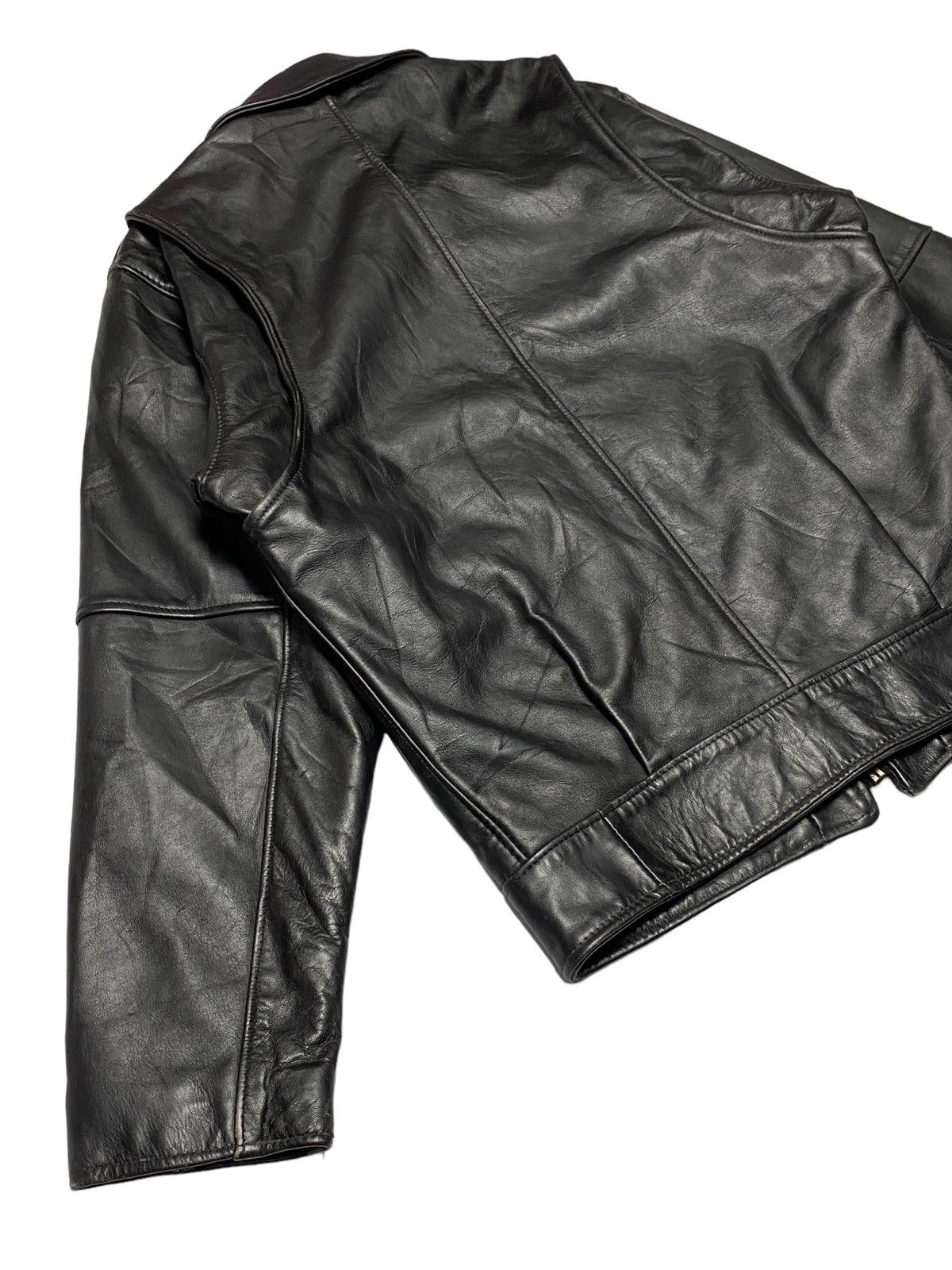 Genuine Leather Vintage Schott N.Y.C Leather Police Jacket Size US M / EU 48-50 / 2 - 22 Thumbnail