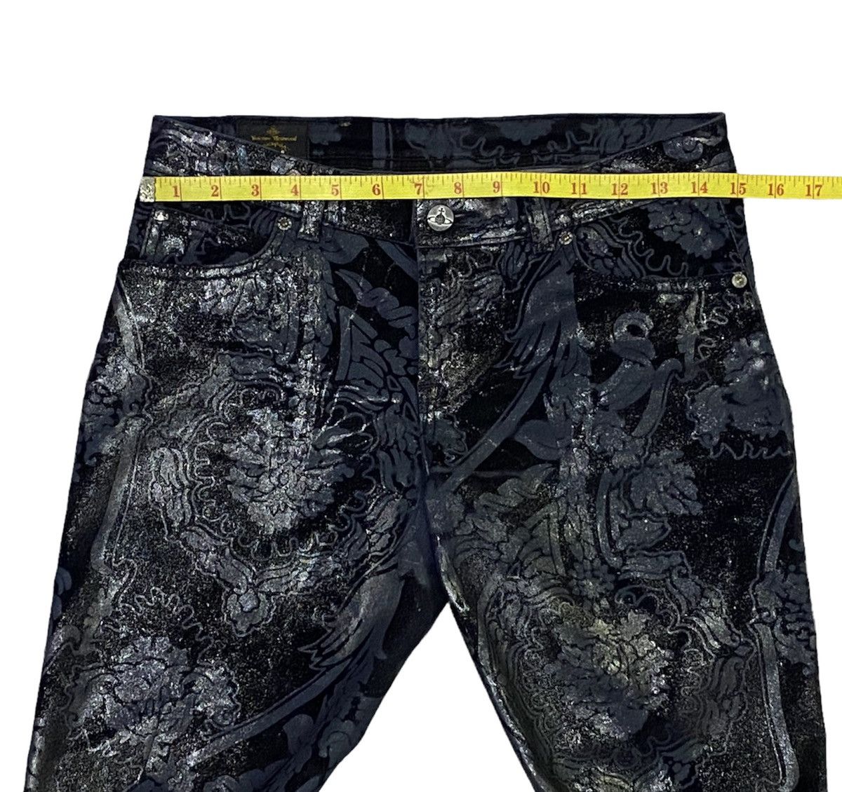 Vivienne Westwood Vivienne Westwood Anglomania x Lee 2010 Printed Pant Skinny Size US 29 - 3 Thumbnail