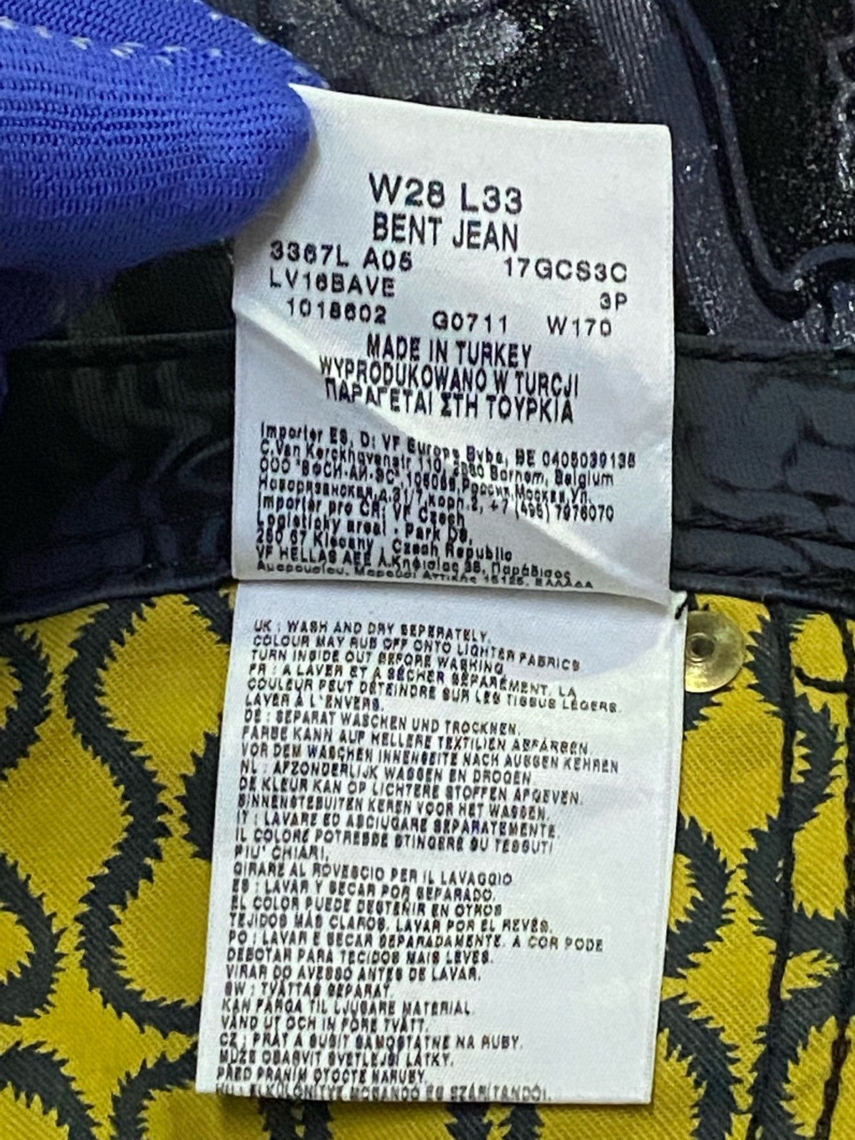 Vivienne Westwood Vivienne Westwood Anglomania x Lee 2010 Printed Pant Skinny Size US 29 - 11 Thumbnail