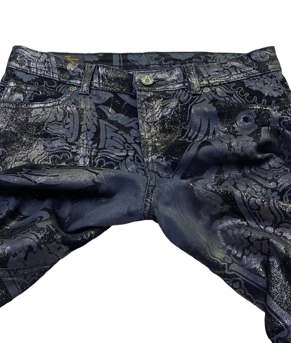 Vivienne Westwood Vivienne Westwood Anglomania x Lee 2010 Printed Pant Skinny Size US 29 - 23 Thumbnail