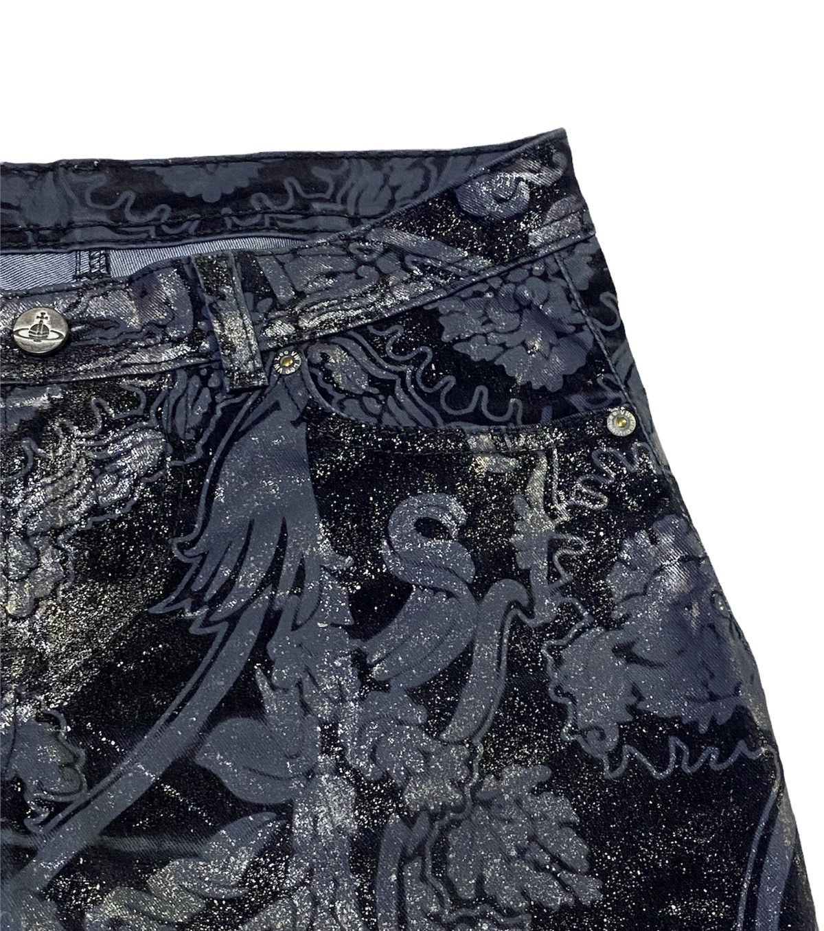 Vivienne Westwood Vivienne Westwood Anglomania x Lee 2010 Printed Pant Skinny Size US 29 - 21 Thumbnail