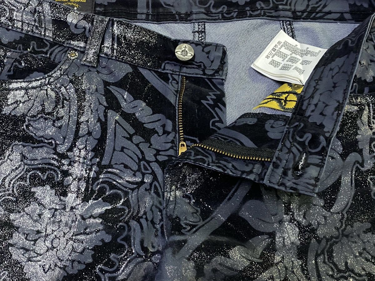 Vivienne Westwood Vivienne Westwood Anglomania x Lee 2010 Printed Pant Skinny Size US 29 - 19 Thumbnail