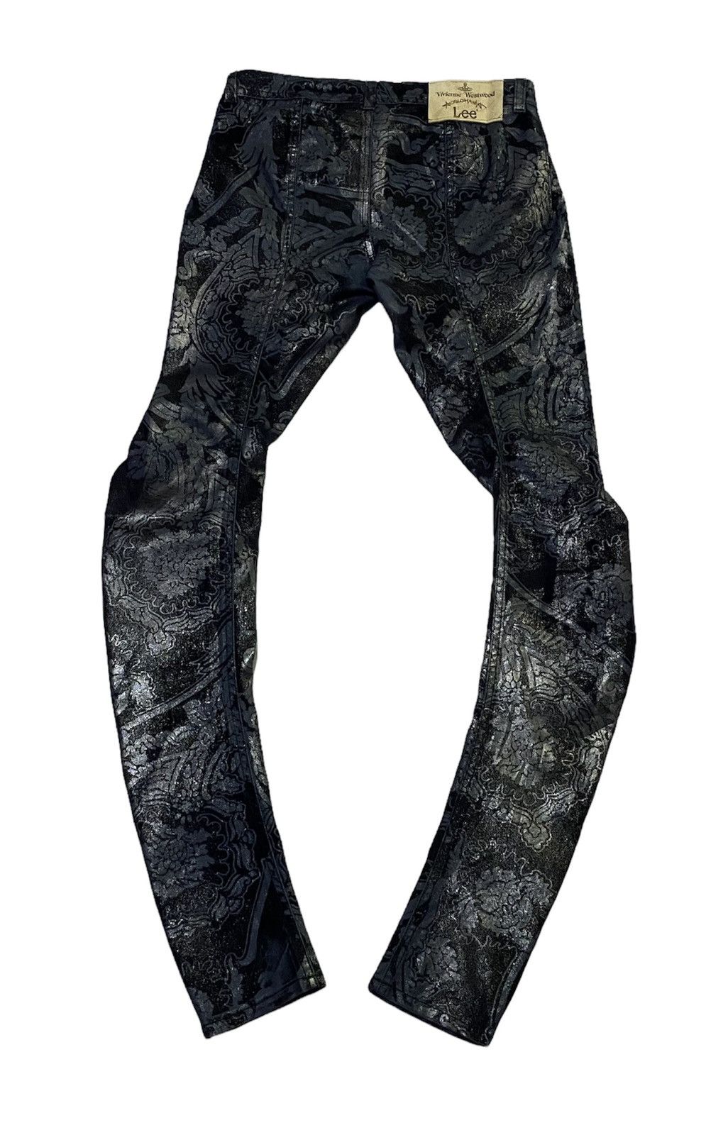 Vivienne Westwood Vivienne Westwood Anglomania x Lee 2010 Printed Pant Skinny Size US 29 - 1 Thumbnail