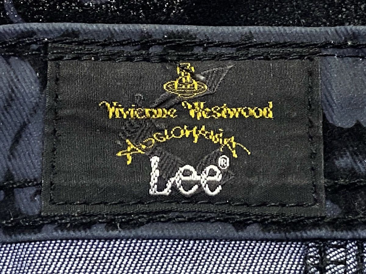 Vivienne Westwood Vivienne Westwood Anglomania x Lee 2010 Printed Pant Skinny Size US 29 - 13 Thumbnail