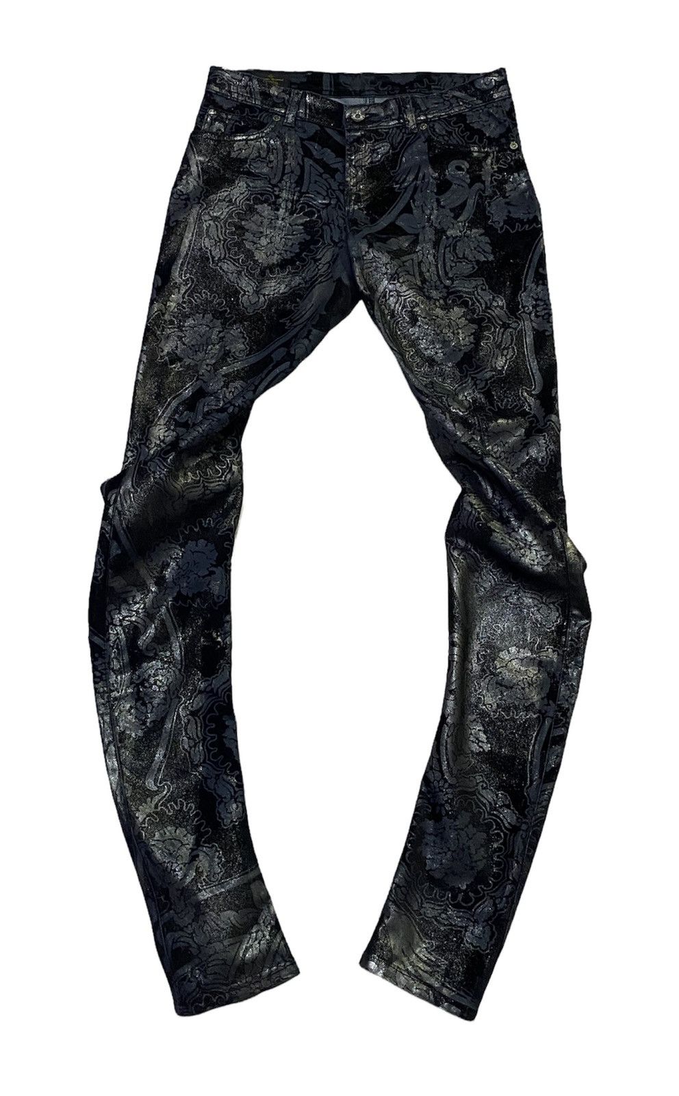 Vivienne Westwood Vivienne Westwood Anglomania x Lee 2010 Printed Pant Skinny Size US 29 - 2 Thumbnail