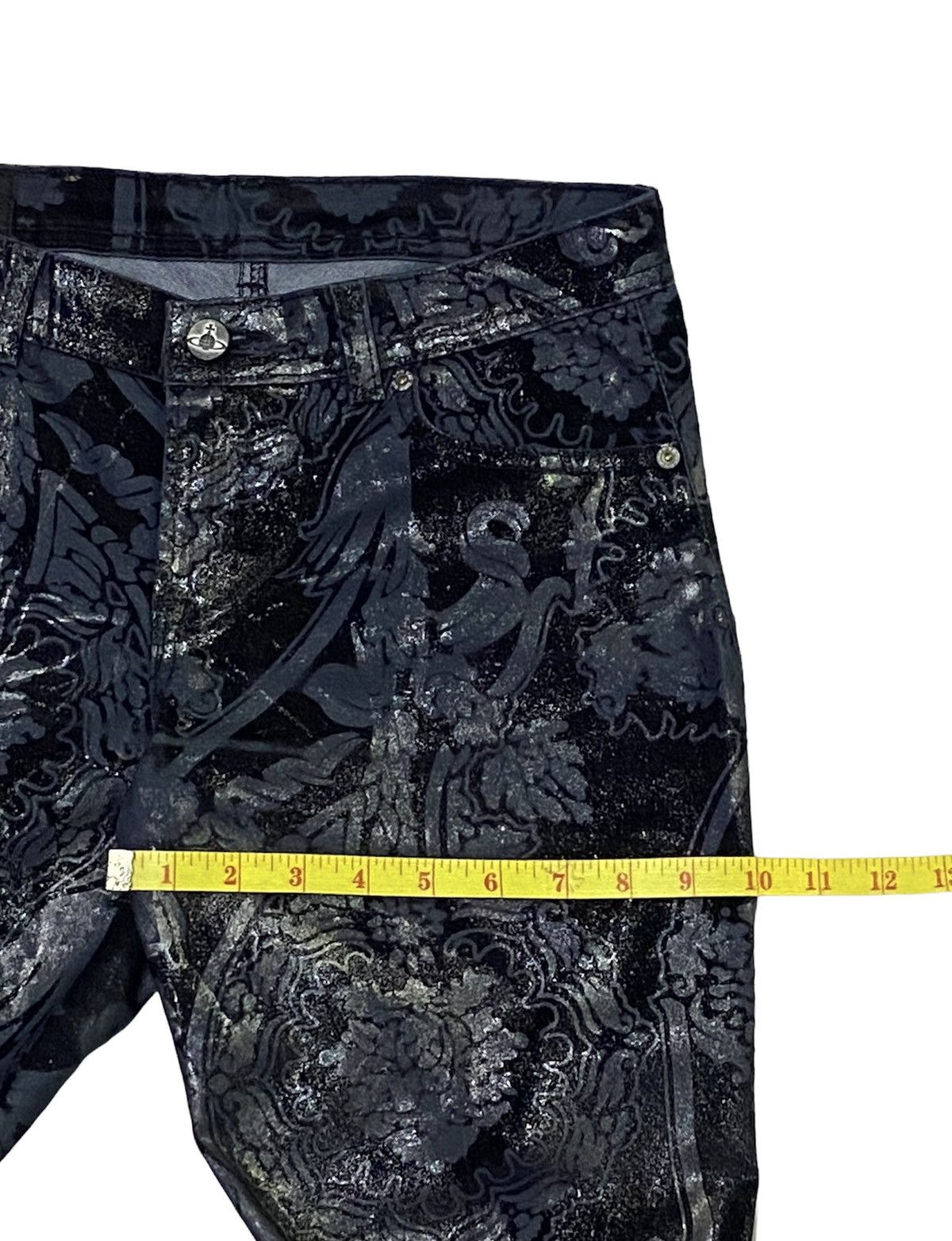 Vivienne Westwood Vivienne Westwood Anglomania x Lee 2010 Printed Pant Skinny Size US 29 - 7 Thumbnail